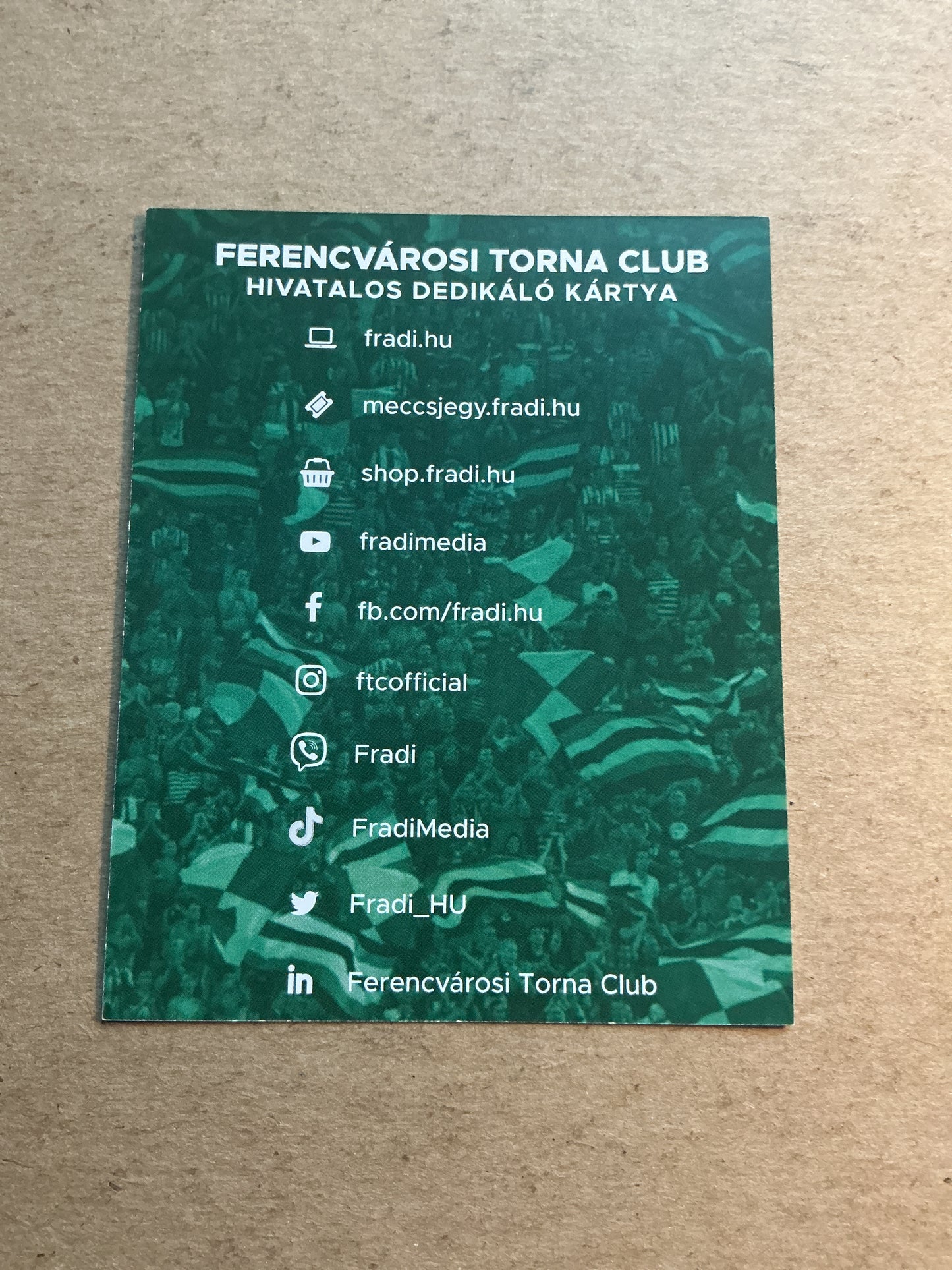 Oleksandr Zubkov, Ukraine 🇺🇦 Ferencvaros TC 2021/22 hand signed