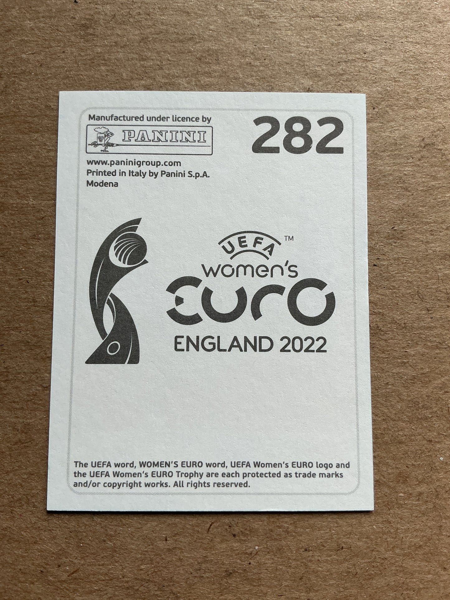 Fabienne Humm, Switzerland 🇨🇭 UEFA Women’s Euro Cup 2022 Panini hand signed