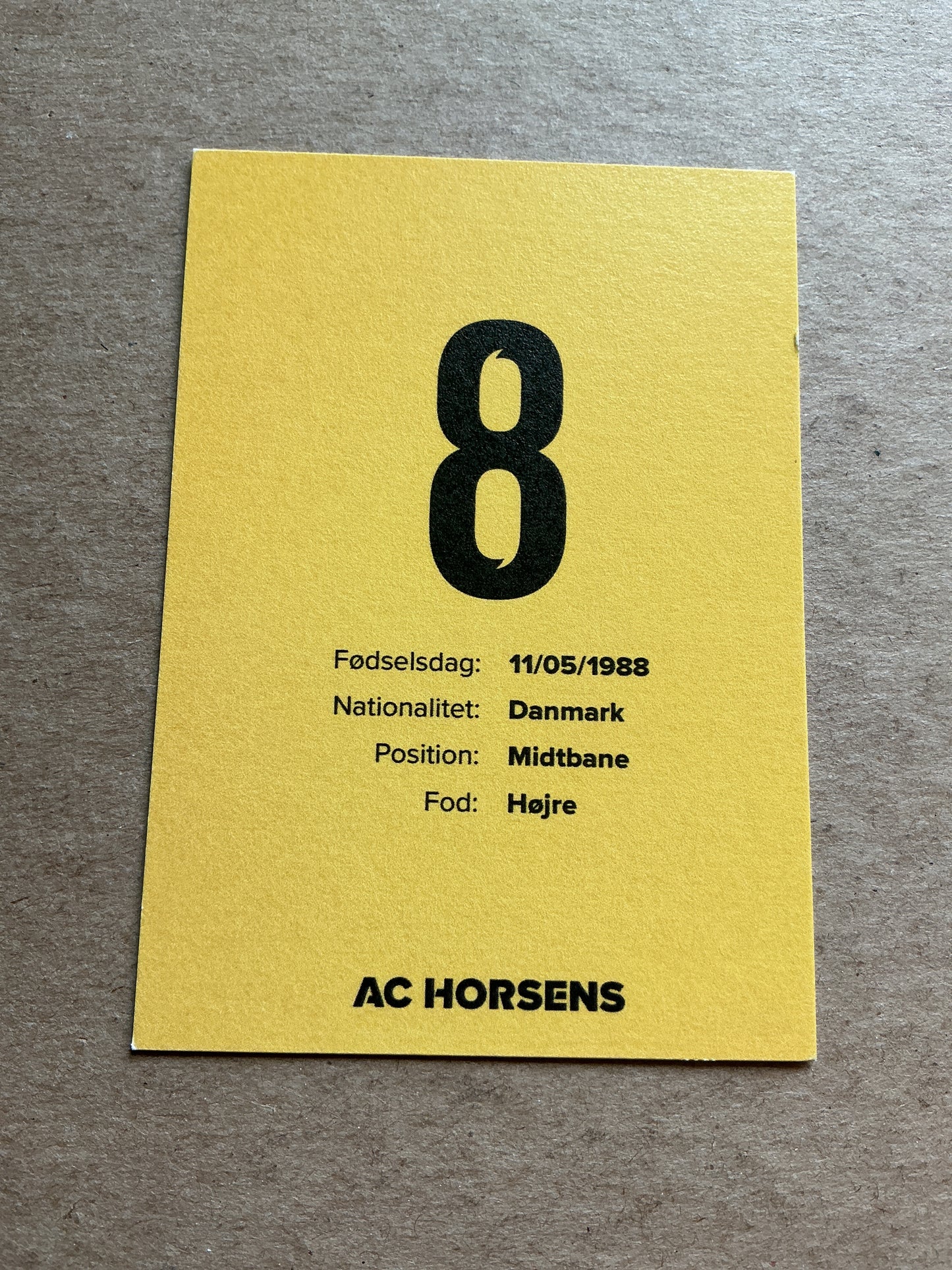 Janus Drachmann, Denmark 🇩🇰 AC Horsens 2022/23 hand signed
