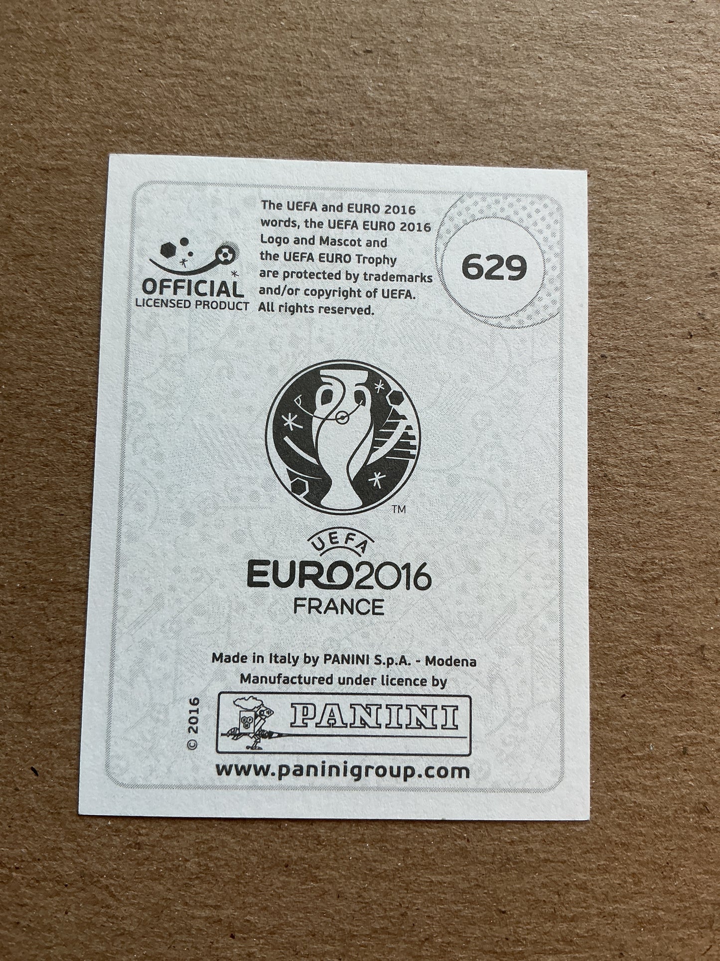 Robert Almer, Austria ๐ฆ๐น UEFA Euro 2016 Panini hand signed