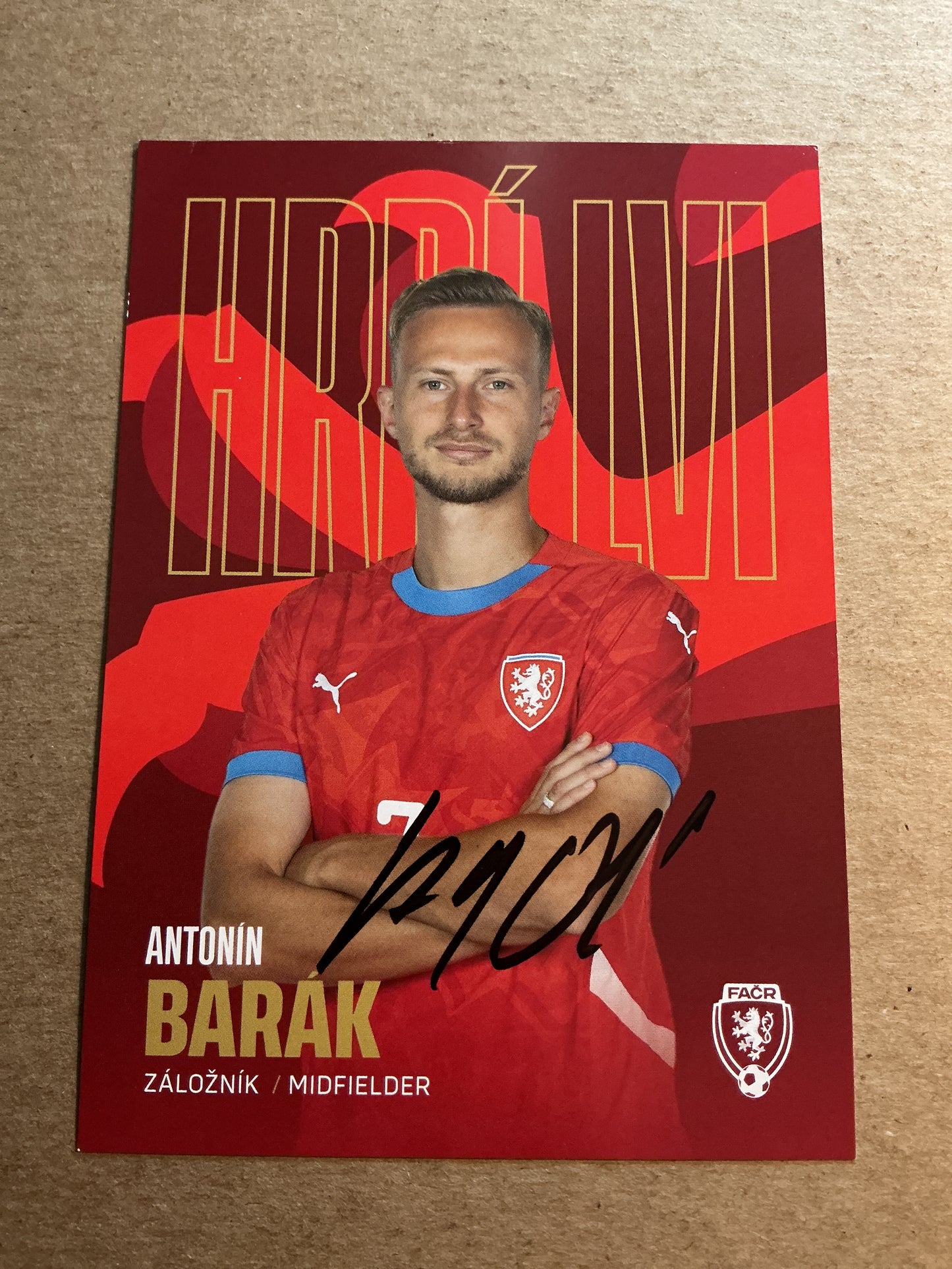 Antoni Barak, Czech Republic 🇨🇿 2023 hand signed