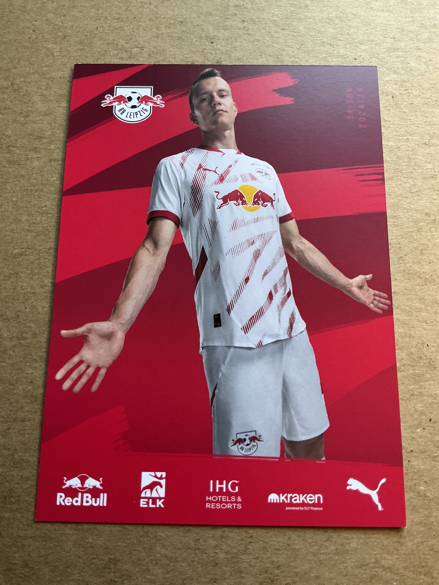 Lukas Klostermann, Germany 🇩🇪 RB Leipzig 2024/25 hand signed