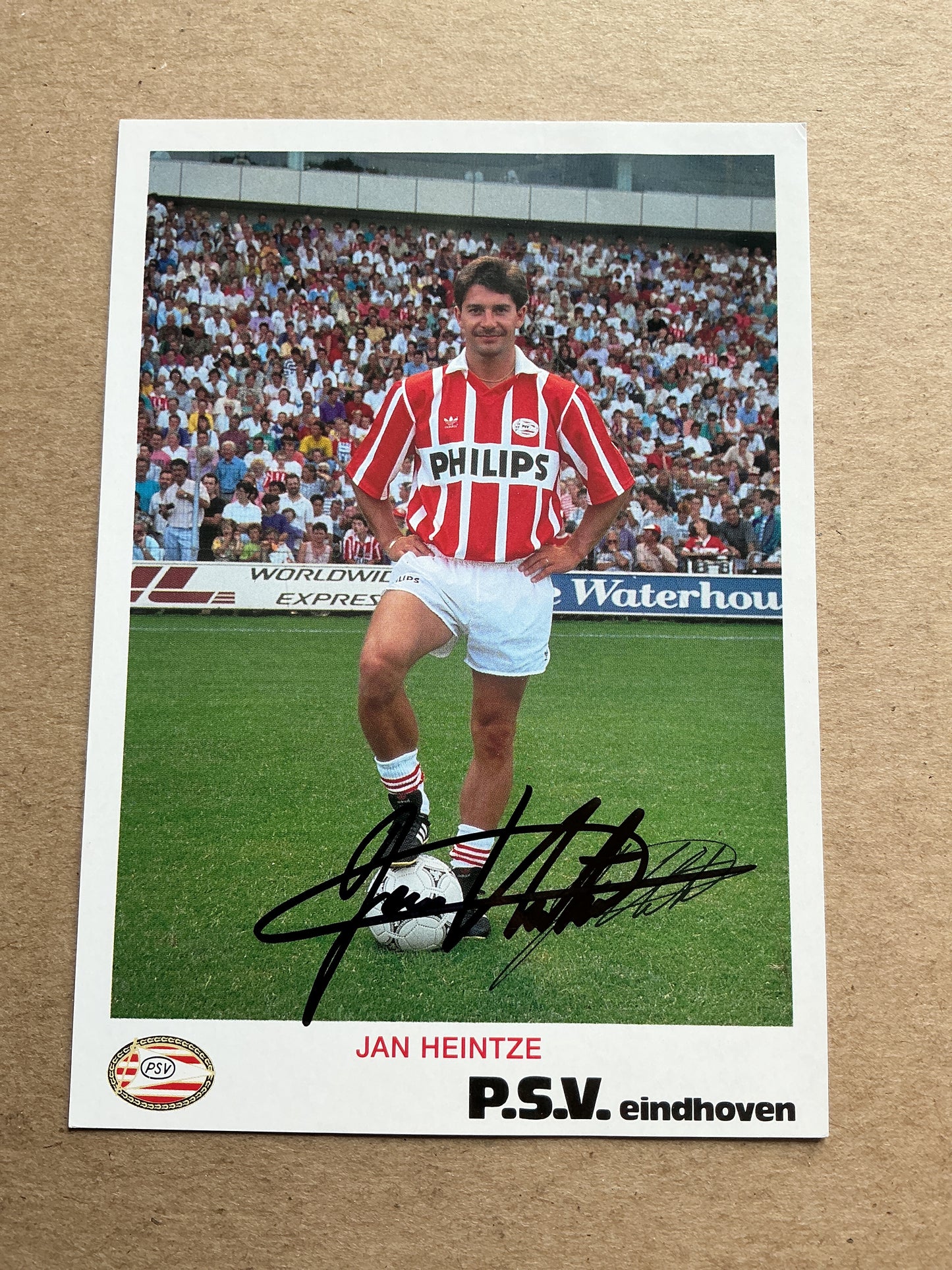 Jan Heintze, Denmark 🇩🇰 PSV Eindhoven 1992/93 hand signed