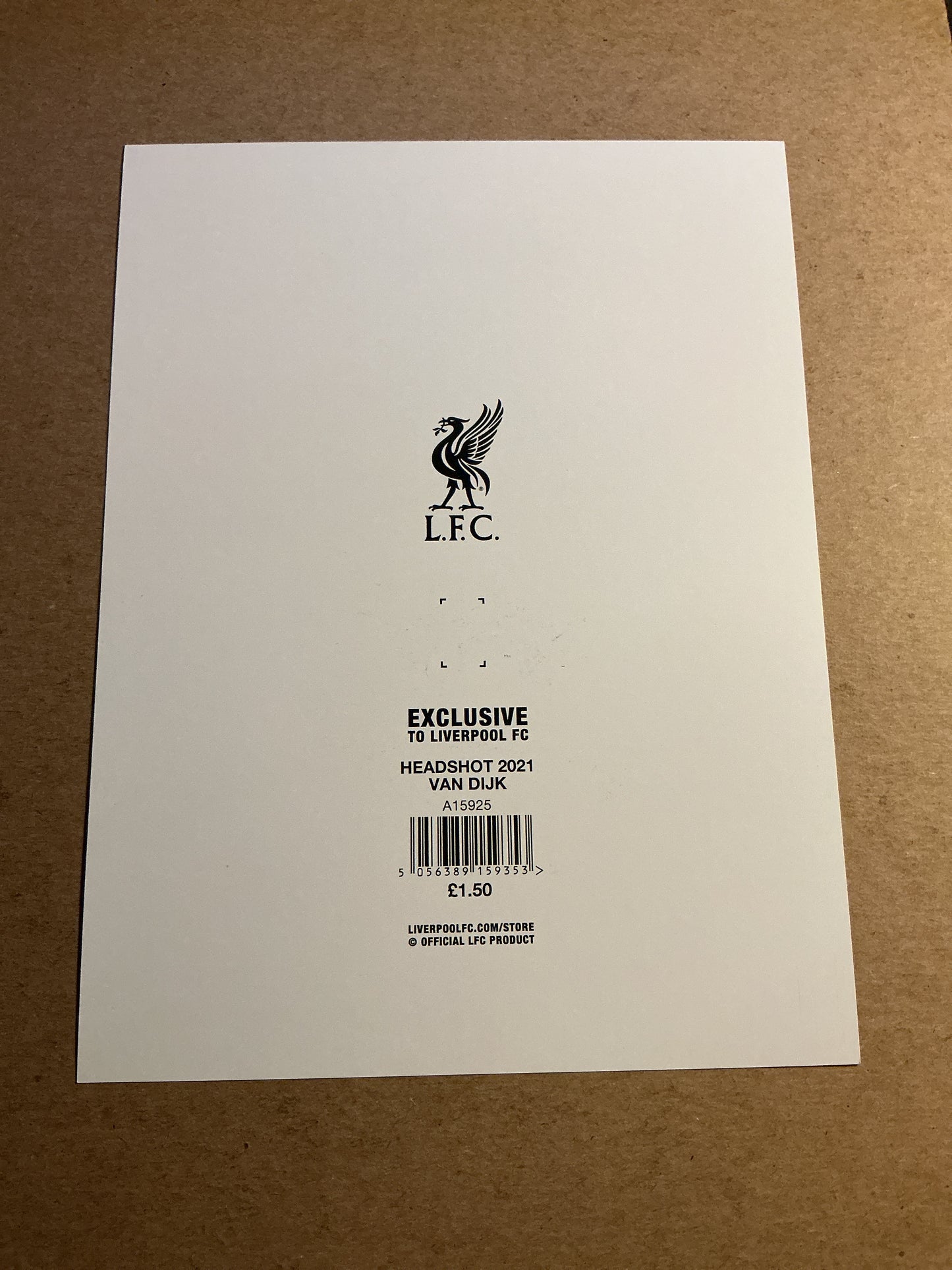Virgil van Dijk, Netherlands π³π± Liverpool FC 2020/21 hand signed