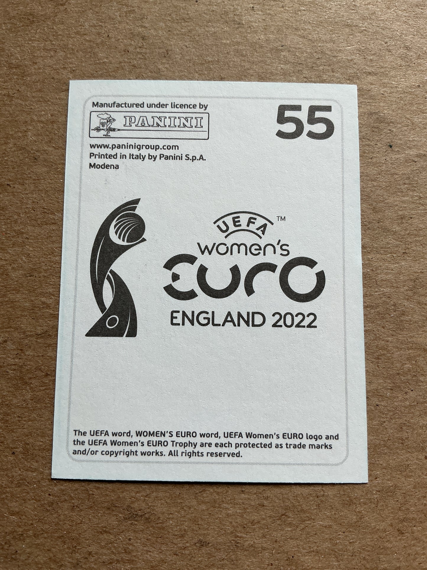 Carina Wenninger, Austria 🇦🇹 UEFA Women’s Euro Cup 2022 Panini hand signed