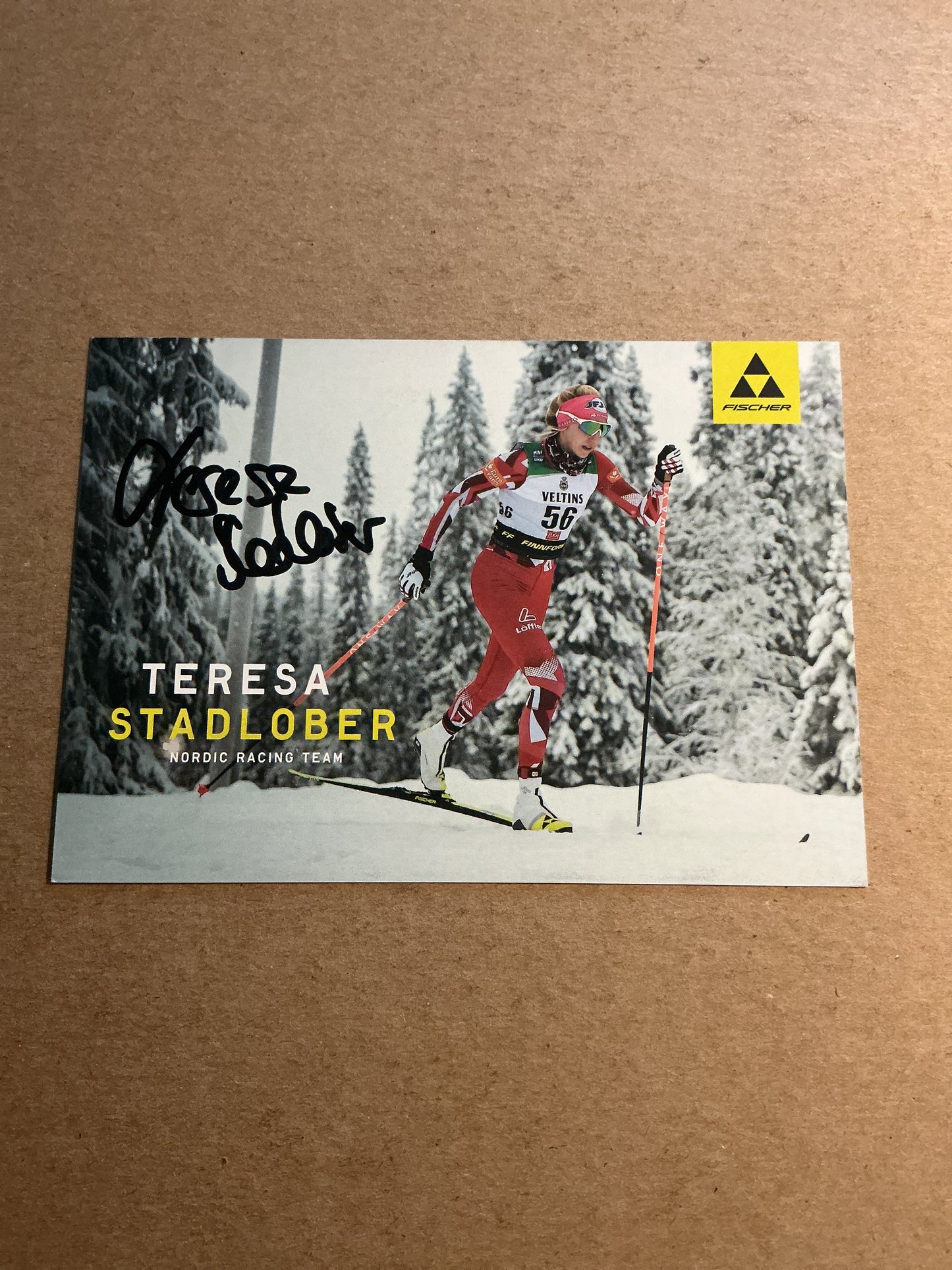Teresea Stadlober, Austria 🇦🇹 Cross Country Winter Sports 2024/25 hand signed