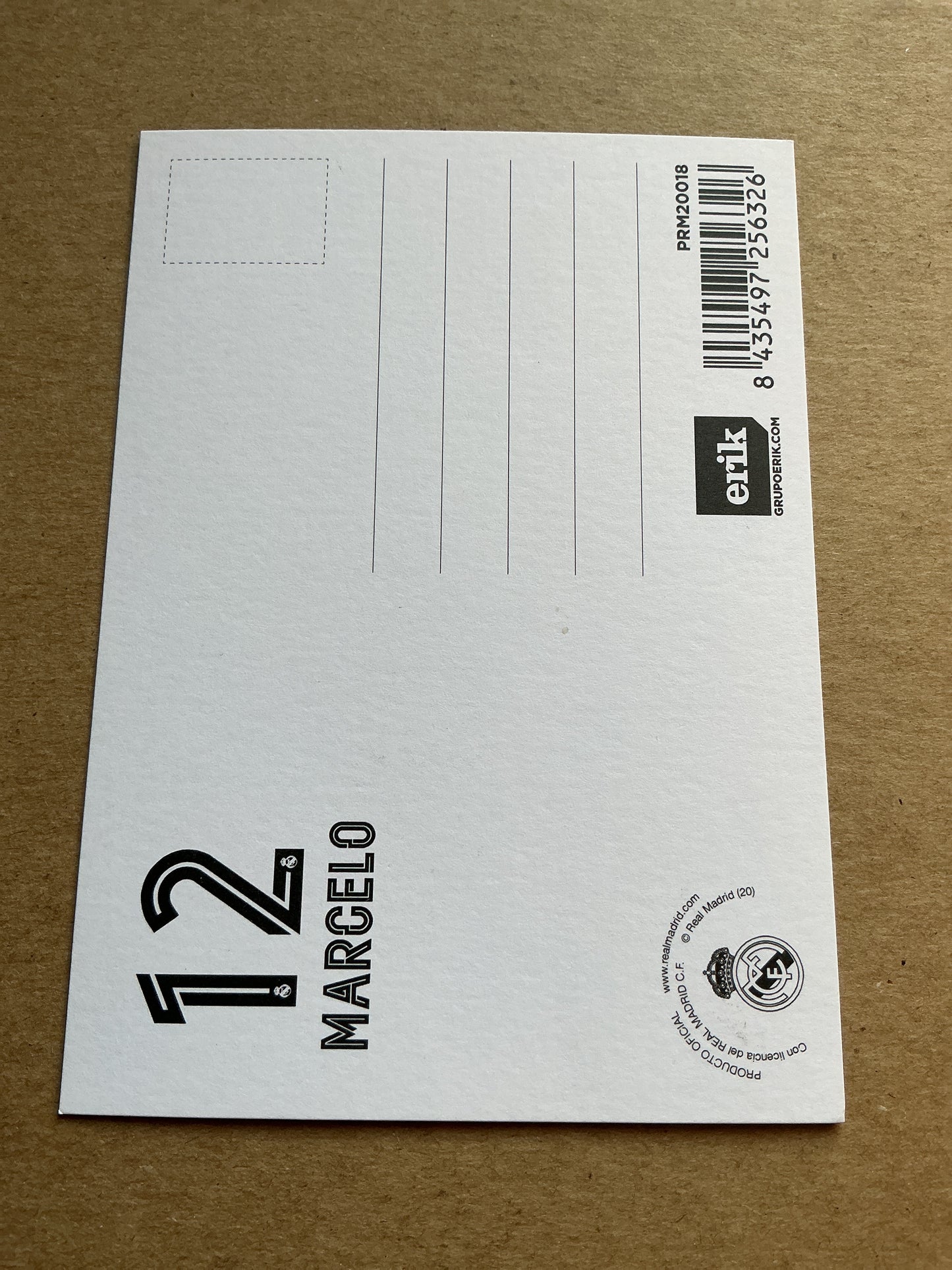 Marcelo, Brazil 🇧🇷 Real Madrid 2020/21 hand signed
