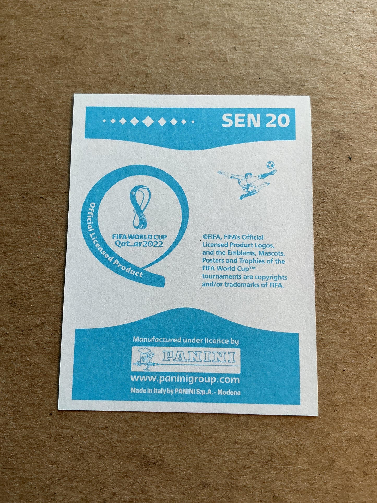 Ismaila Sarr, Senegal 🇸🇳 FIFA World Cup 2022 Panini hand signed
