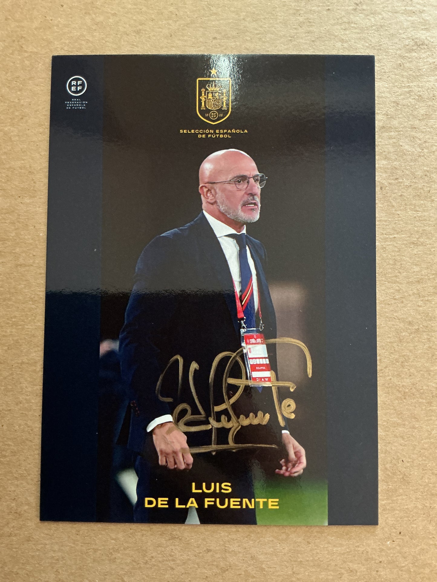 Luis de la Fuente, Spain 🇪🇸 UEFA Euro 2024 hand signed