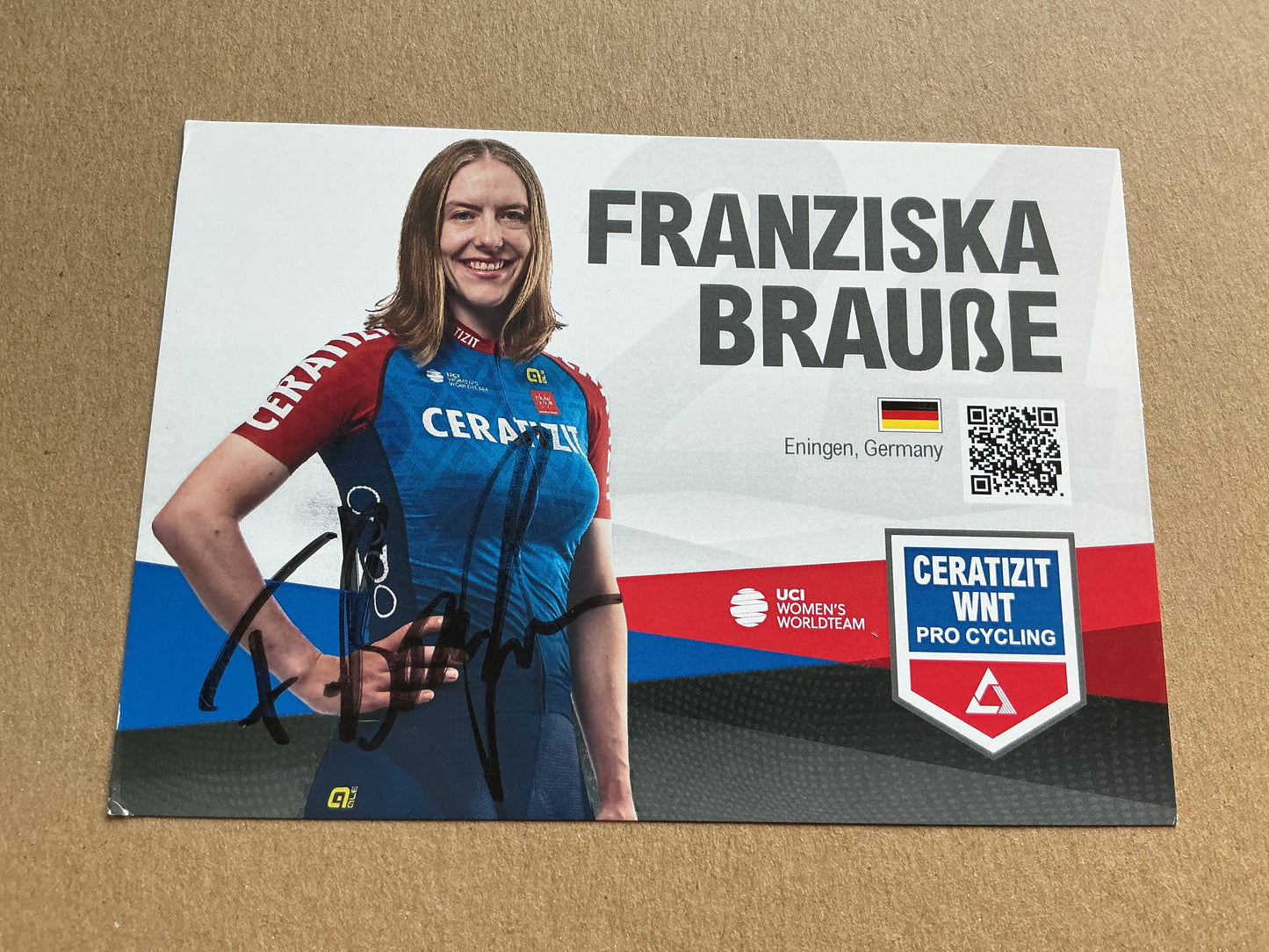 Franziska Brauße, Germany 🇩🇪 Cycling Summer Olympics 2024 hand signed