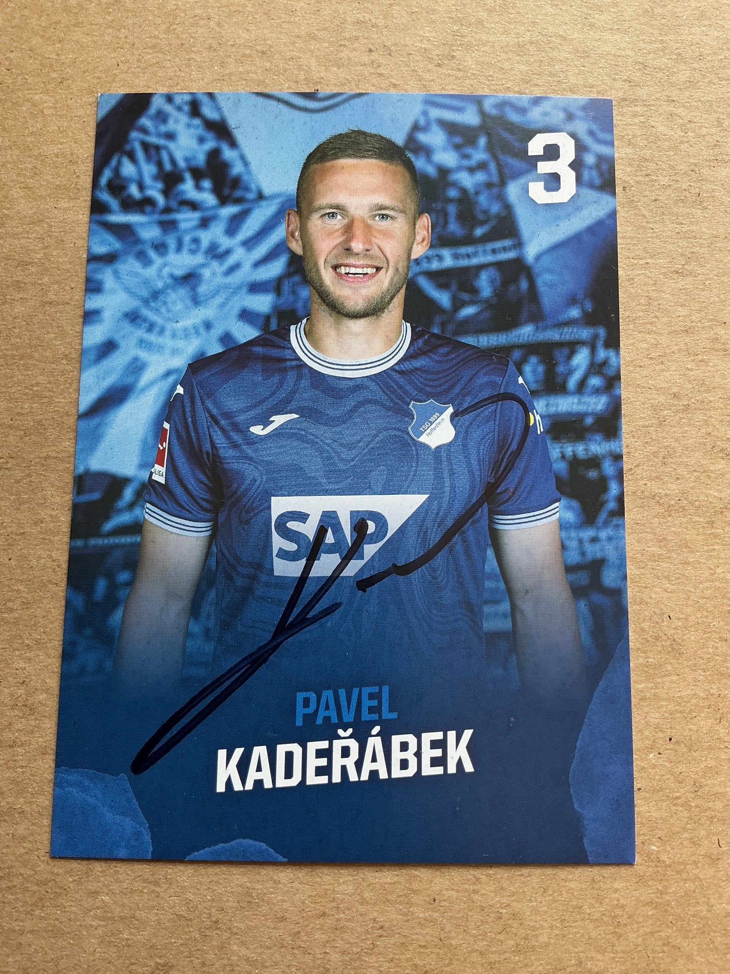 Pavel Kaderabek, Czech Republic 🇨🇿 TSG 1899 Hoffenheim 2023/24 hand signed
