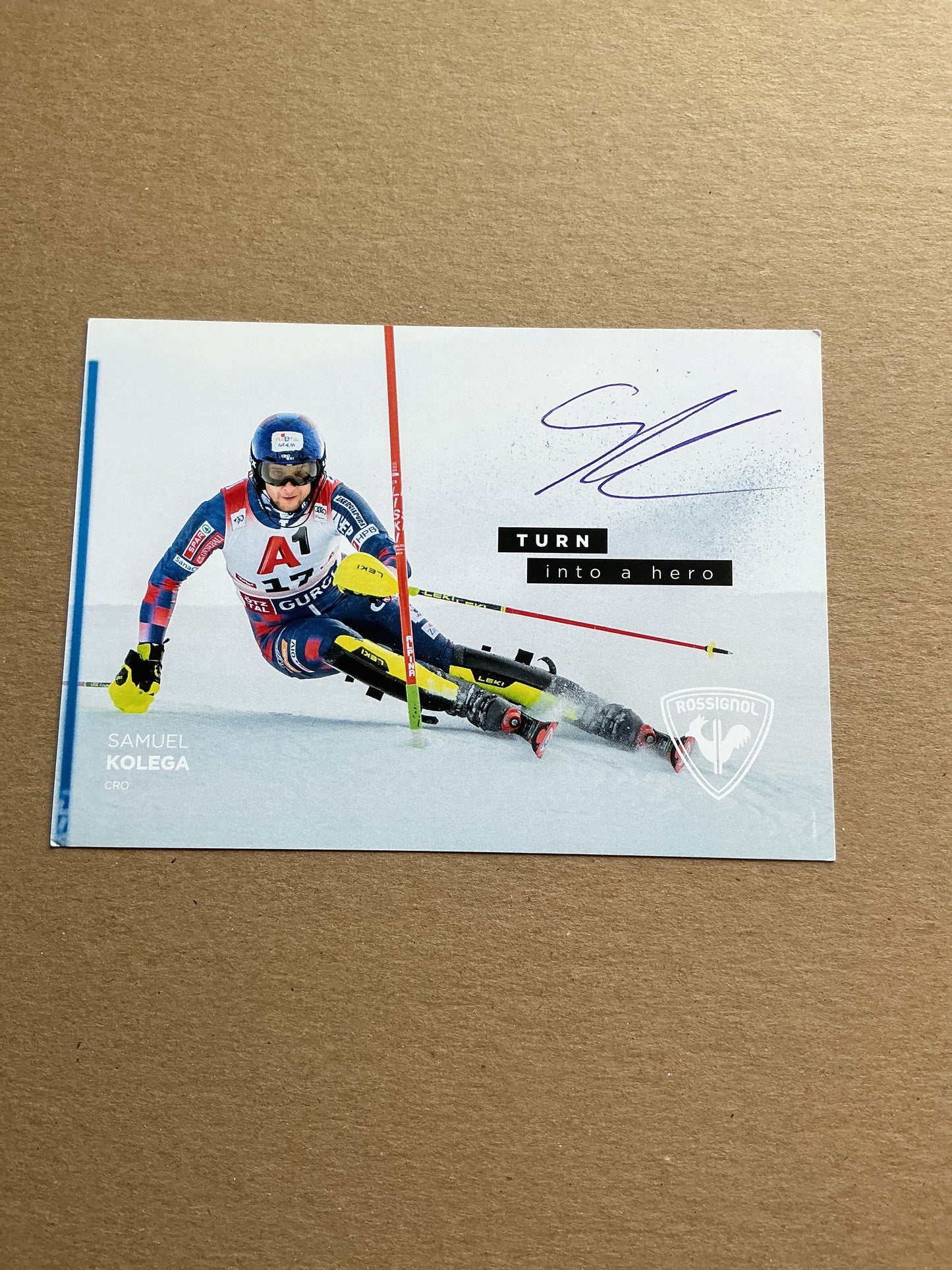 Samuel Kolega, Croatia 🇭🇷 Alpine Winter Sports 2024/25 hand signed
