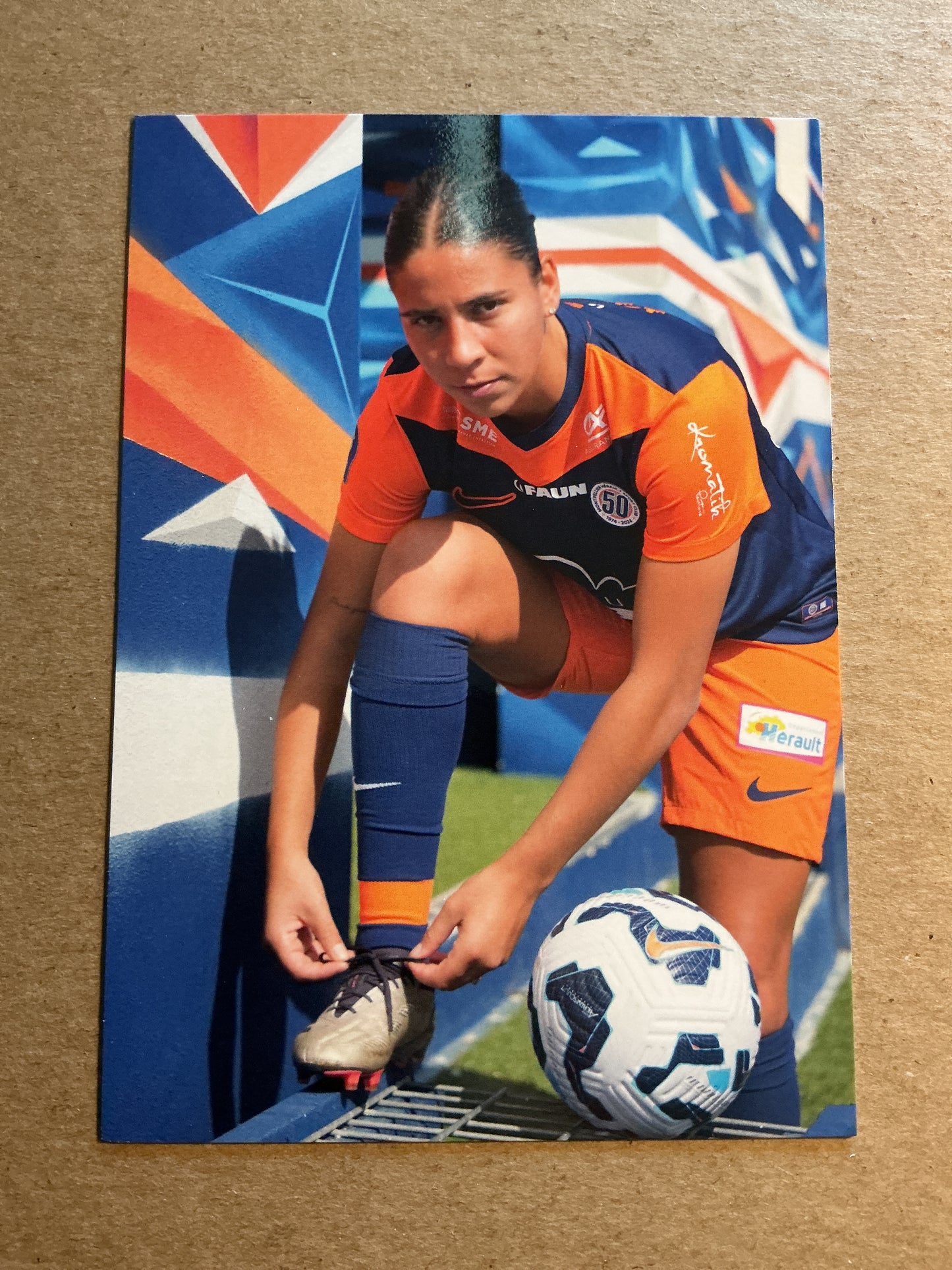 Lea Khelifi, France 🇫🇷 Montpellier HSC 2024/25 hand signed