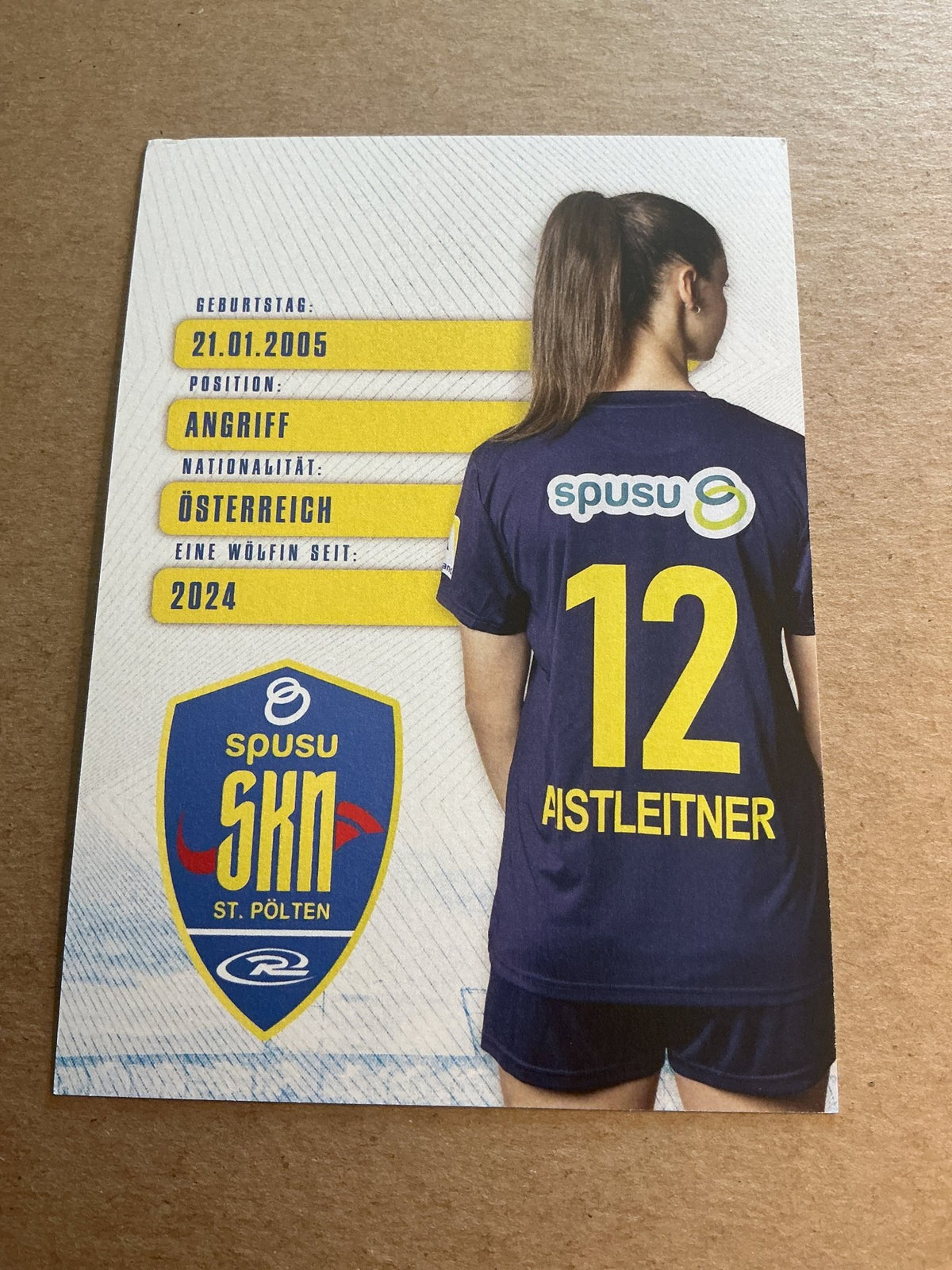 Isabel Aistleitner, Austria 🇦🇹 SKN St. Pölten 2024/25 hand signed - Autographs-World
