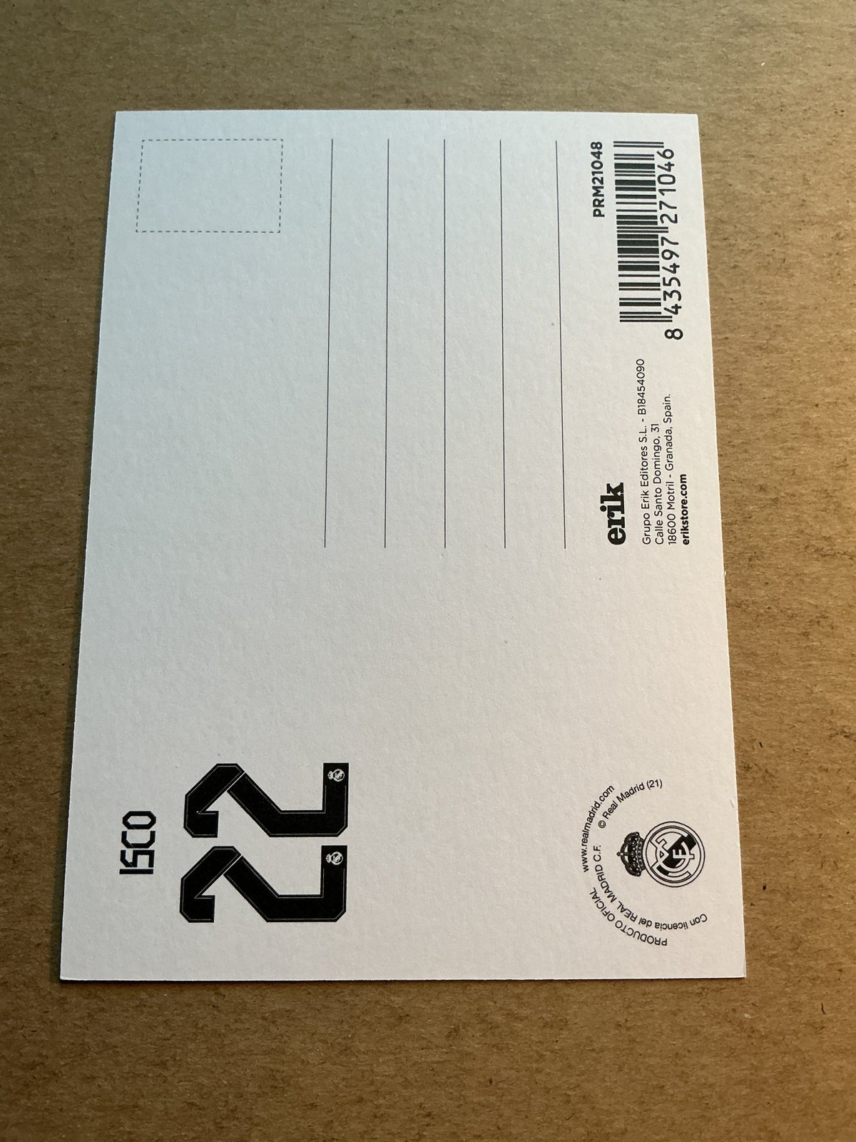 Isco, Spain ๐ช๐ธ Real Madrid 2021/22 hand signed - Autographs-World