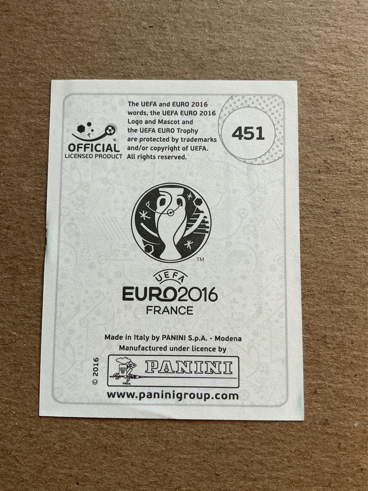 Ivan Perišić, Croatia 🇭🇷 UEFA Euro 2016 Panini hand signed - Autographs-World