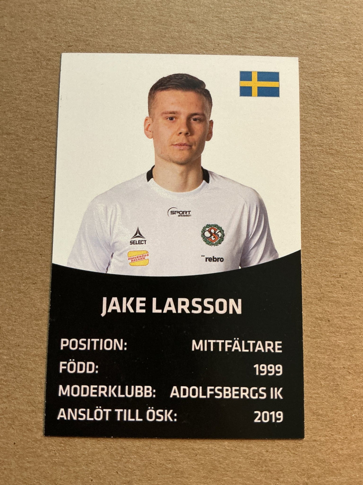 Jake Larsson, Sweden 🇸🇪 Örebro SK 2021/22 hand signed - Autographs-World