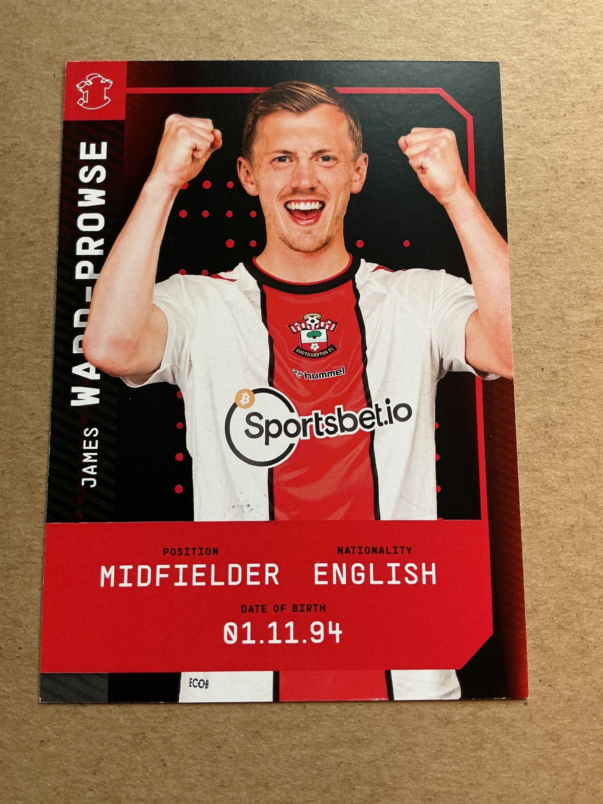 James Ward-Prowse, England ๐ด๓ ง๓ ข๓ ฅ๓ ฎ๓ ง๓ ฟ Southampton FC 2022/23 hand signed - Autographs-World