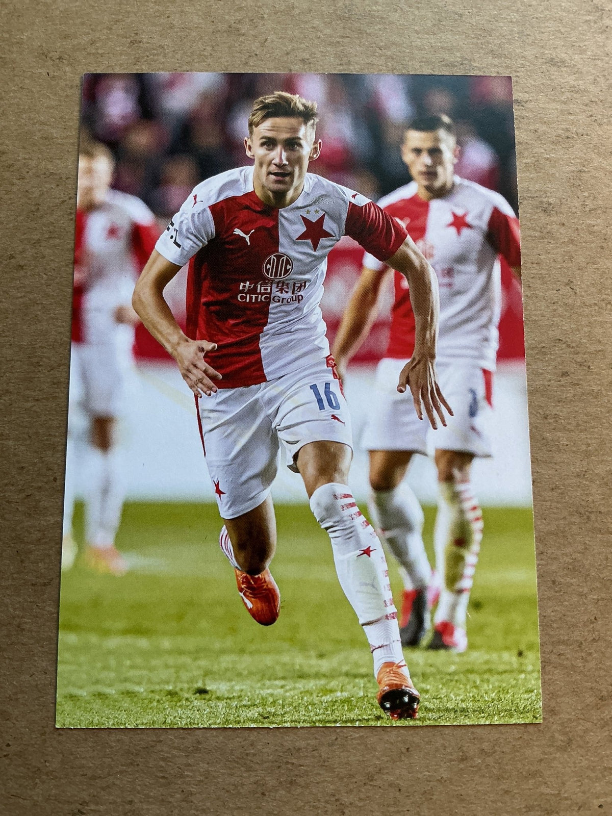 Jan Kuchta, Czech Republic 🇨🇿 SK Slavia Prague 2020/21 hand signed - Autographs-World