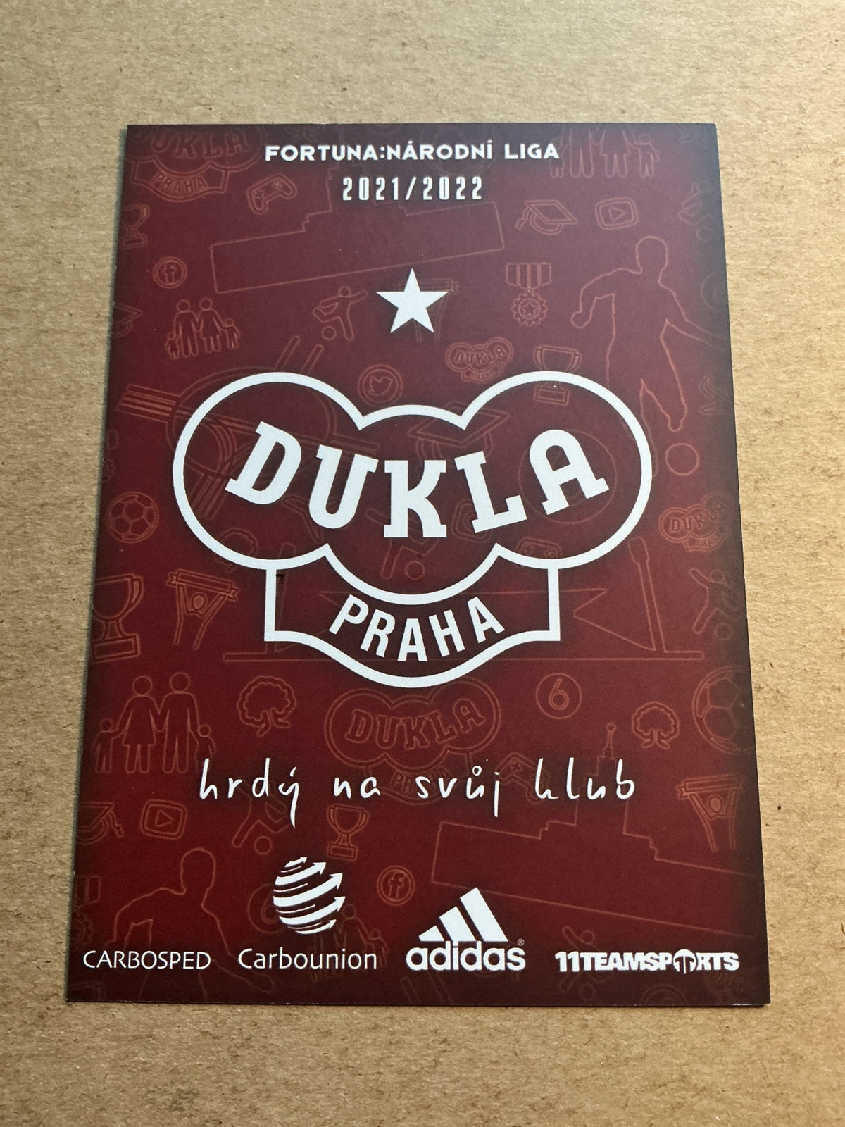 Jan Peterka, Czech Republic 🇨🇿 FK Dukla Prague 2021/22 hand signed - Autographs-World