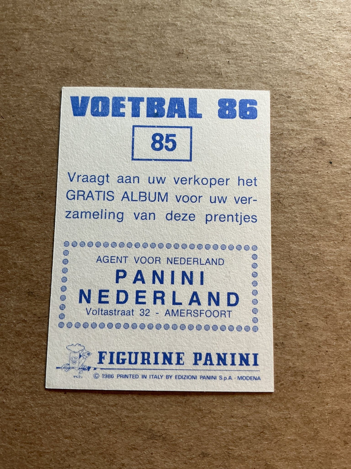 Jan Sørensen, Denmark 🇩🇰 Feyenoord Rotterdam 1986 Panini hand signed - Autographs-World