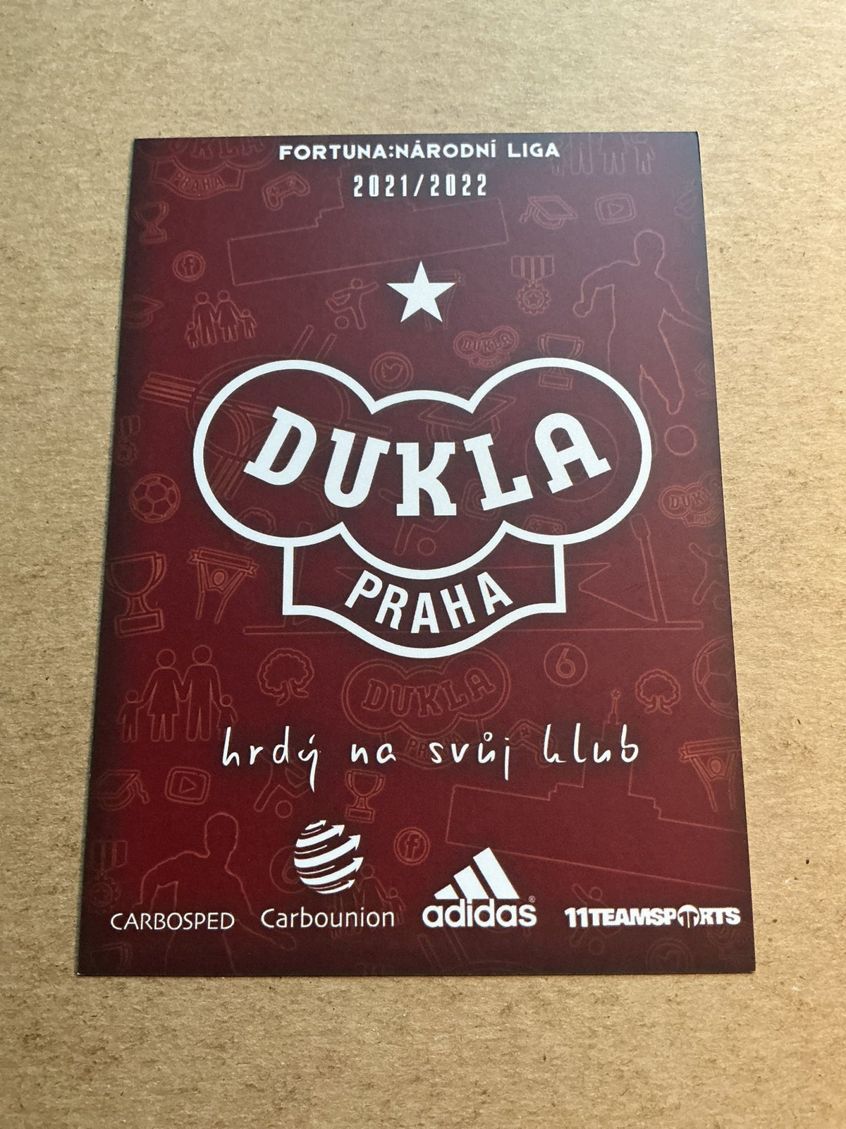 Jan Štovíček, Czech Republic 🇨🇿 FK Dukla Prague 2021/22 hand signed - Autographs-World