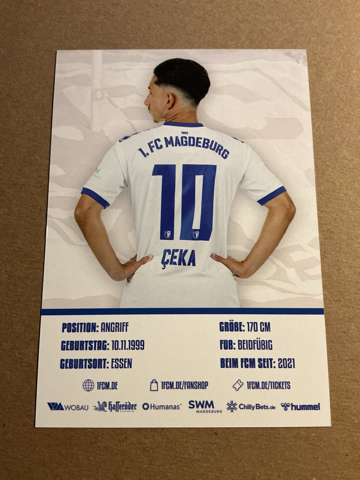 Jason Ceka, Germany 🇩🇪 1.FC Magdeburg 2023/24 hand signed - Autographs-World
