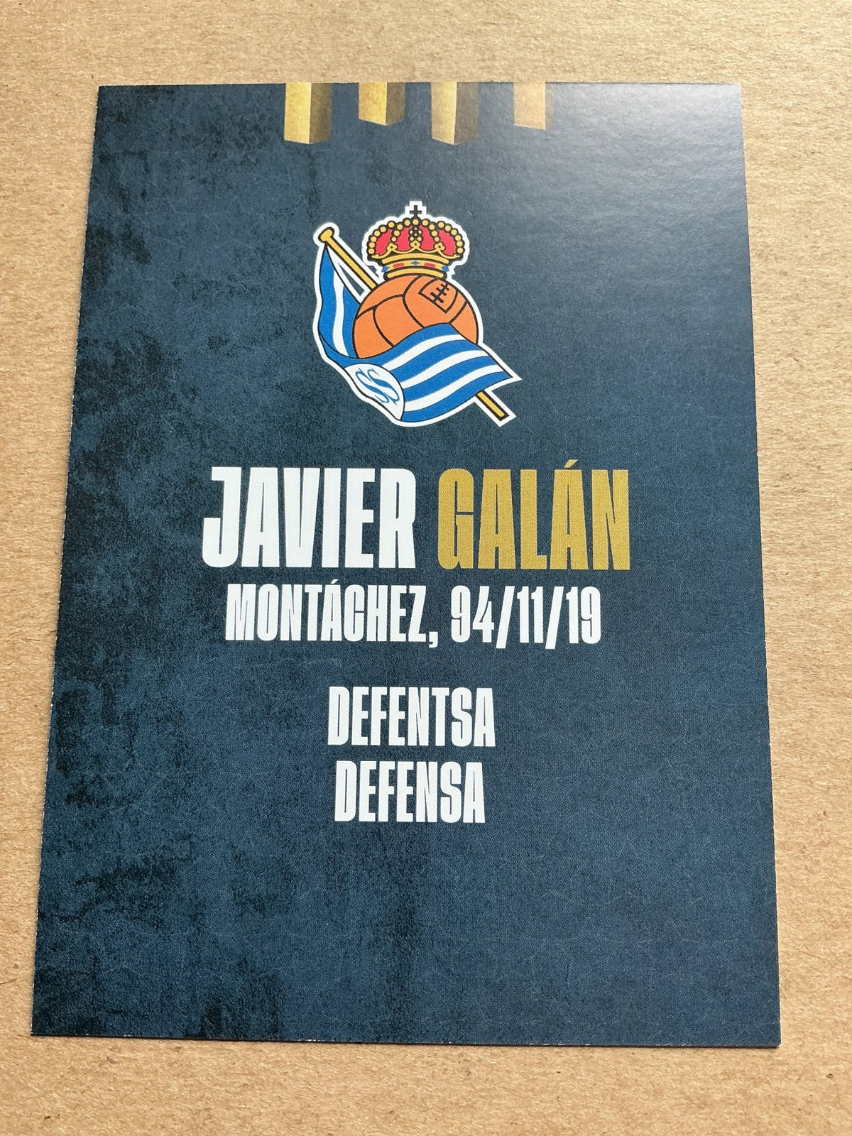 Javier Galan, Spain 🇪🇸 Real Sociedad 2023/24 hand signed - Autographs-World