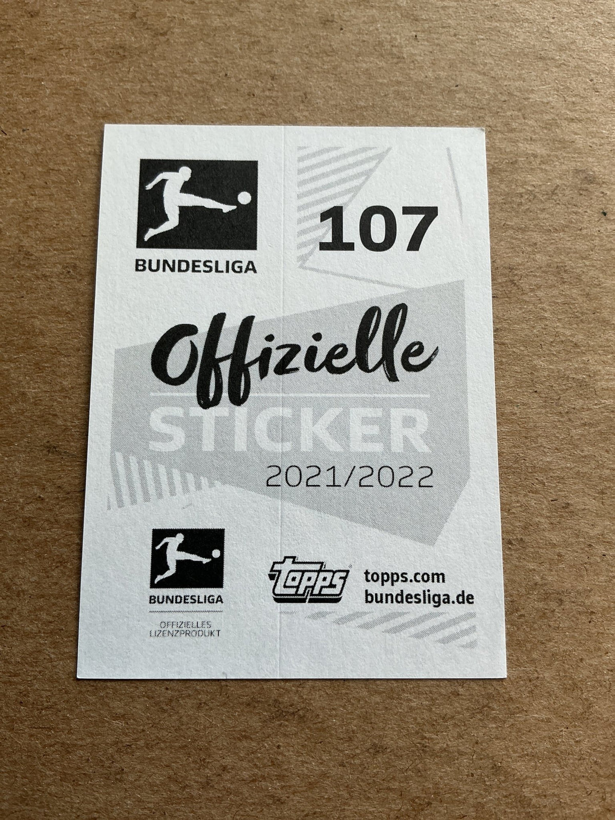 Joakim Nilsson, Sweden 🇸🇪 Arminia Bielefeld 2021/22 Topps hand signed - Autographs-World