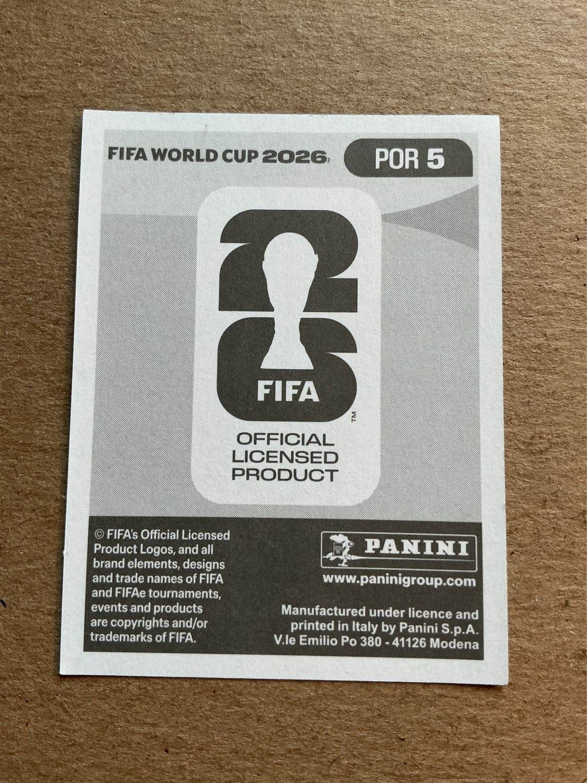 João Cancelo, Portugal 🇵🇹 FIFA World Cup 2026 Panini hand signed - Autographs-World