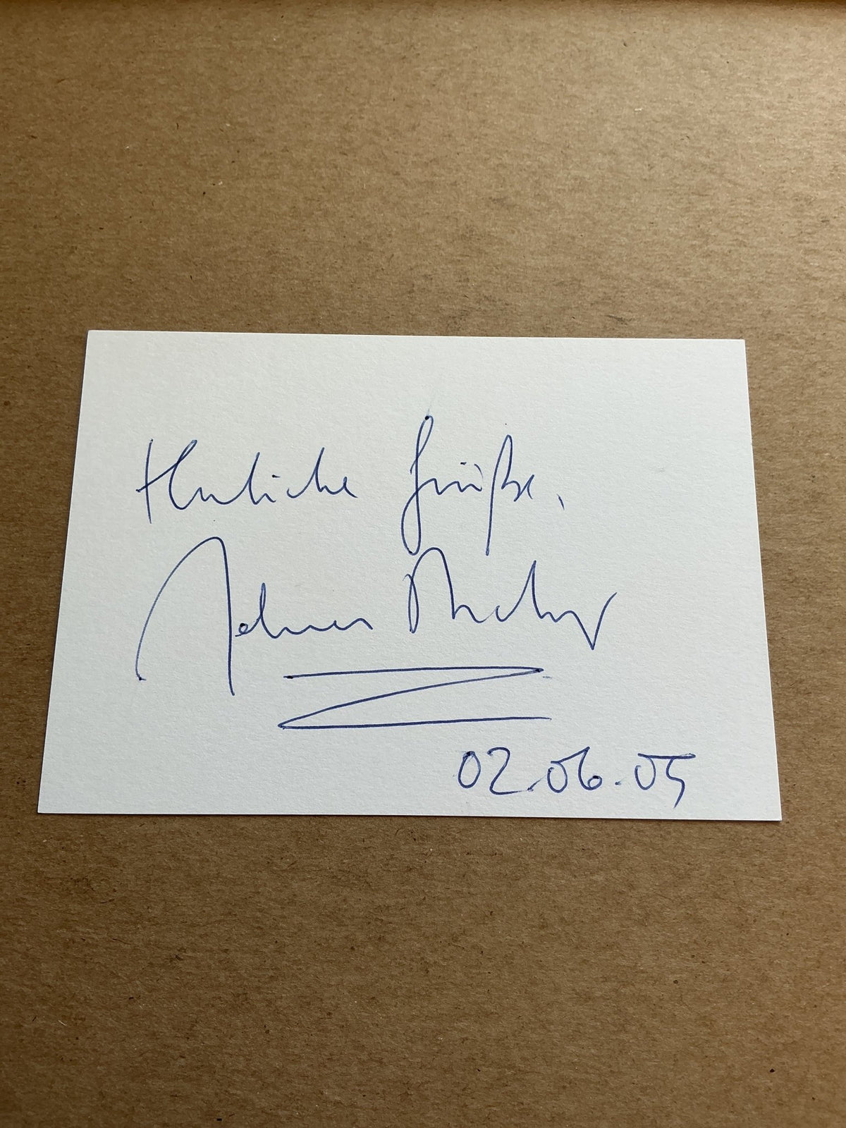 Johannes Brandrup, Germany π©πͺ Actor hand signed - Autographs-World