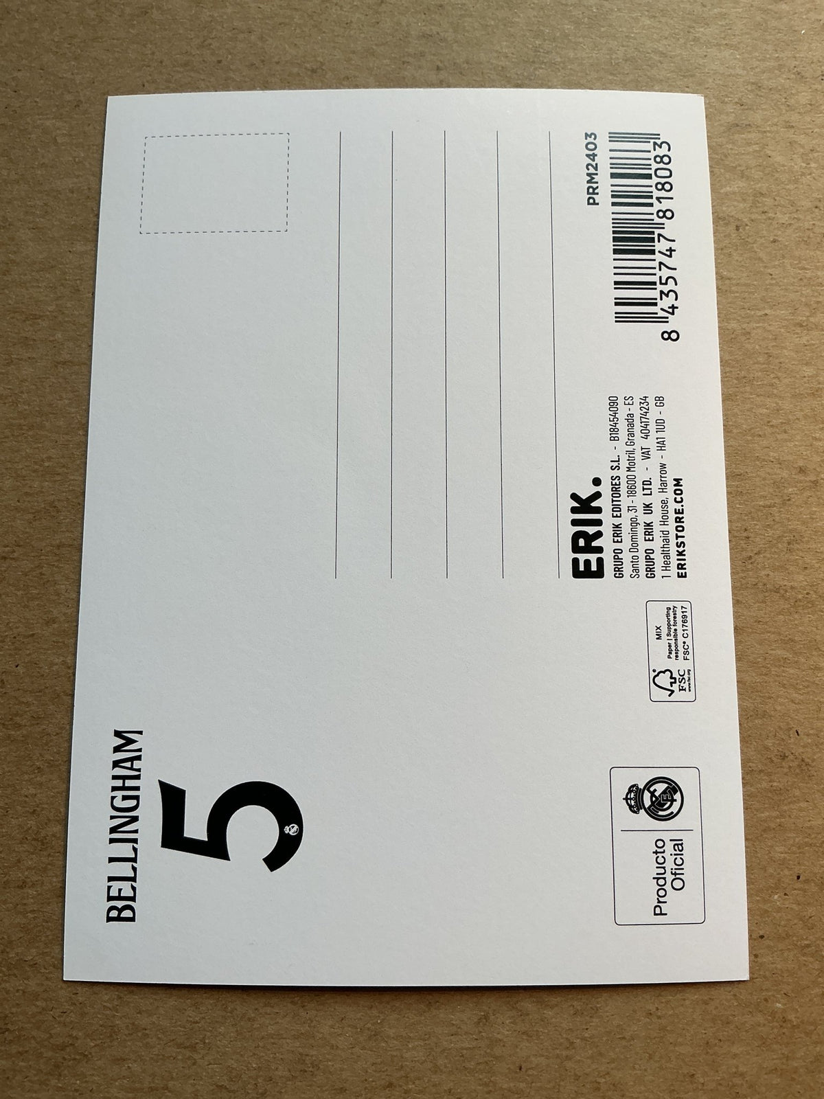 Jude Bellingham, England 🏴 Real Madrid 2024/25 hand signed - Autographs-World