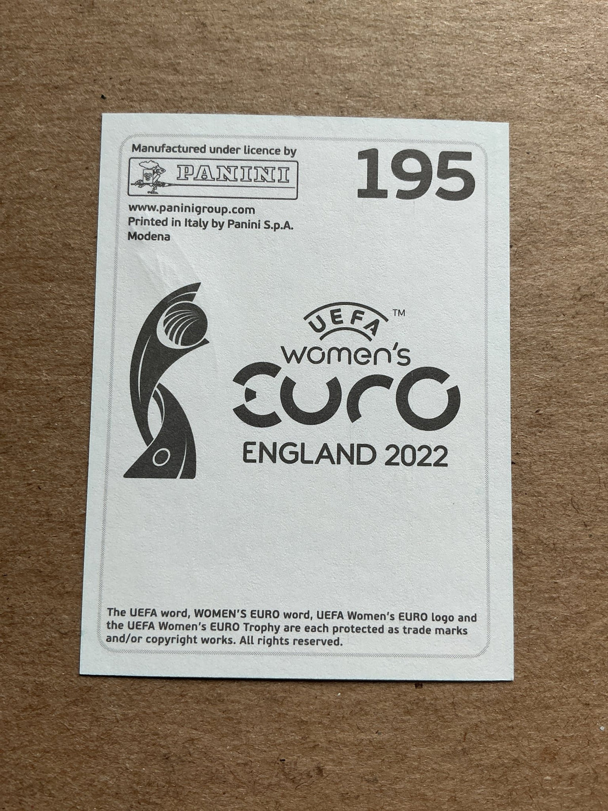 Juliette Kemppi, Finland 🇫🇮 UEFA Women’s Euro Cup 2022 Panini hand signed - Autographs-World