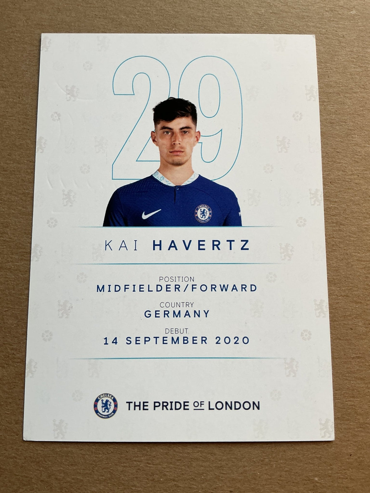 Kai Havertz, Germany 🇩🇪 Chelsea FC 2022/23 hand signed - Autographs-World