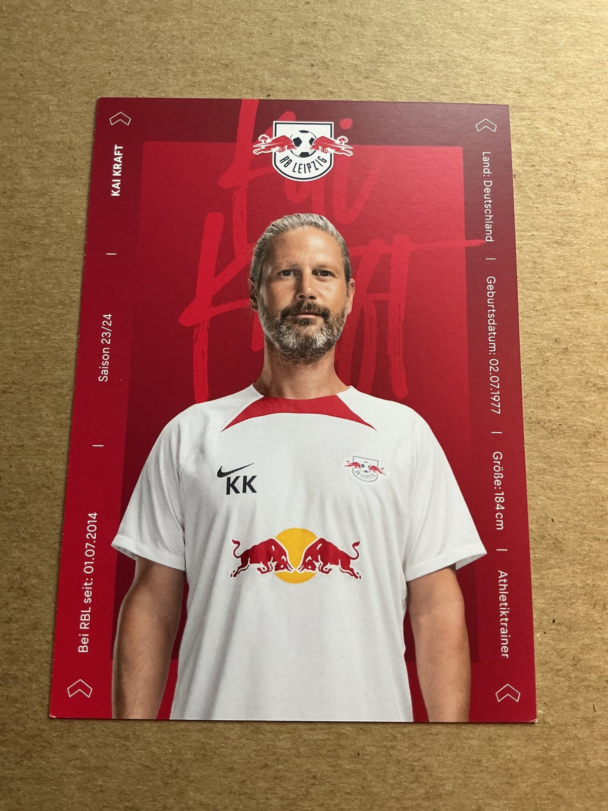 Kai Kraft, Germany 🇩🇪 RB Leipzig 2023/24 hand signed - Autographs-World
