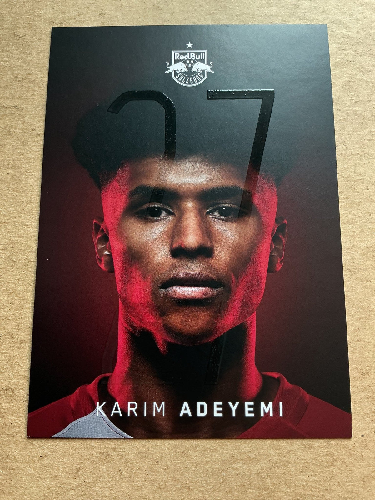 Karim Adeyemi, Germany π©πͺ Red Bull Salzburg 2020/21 hand signed - Autographs-World