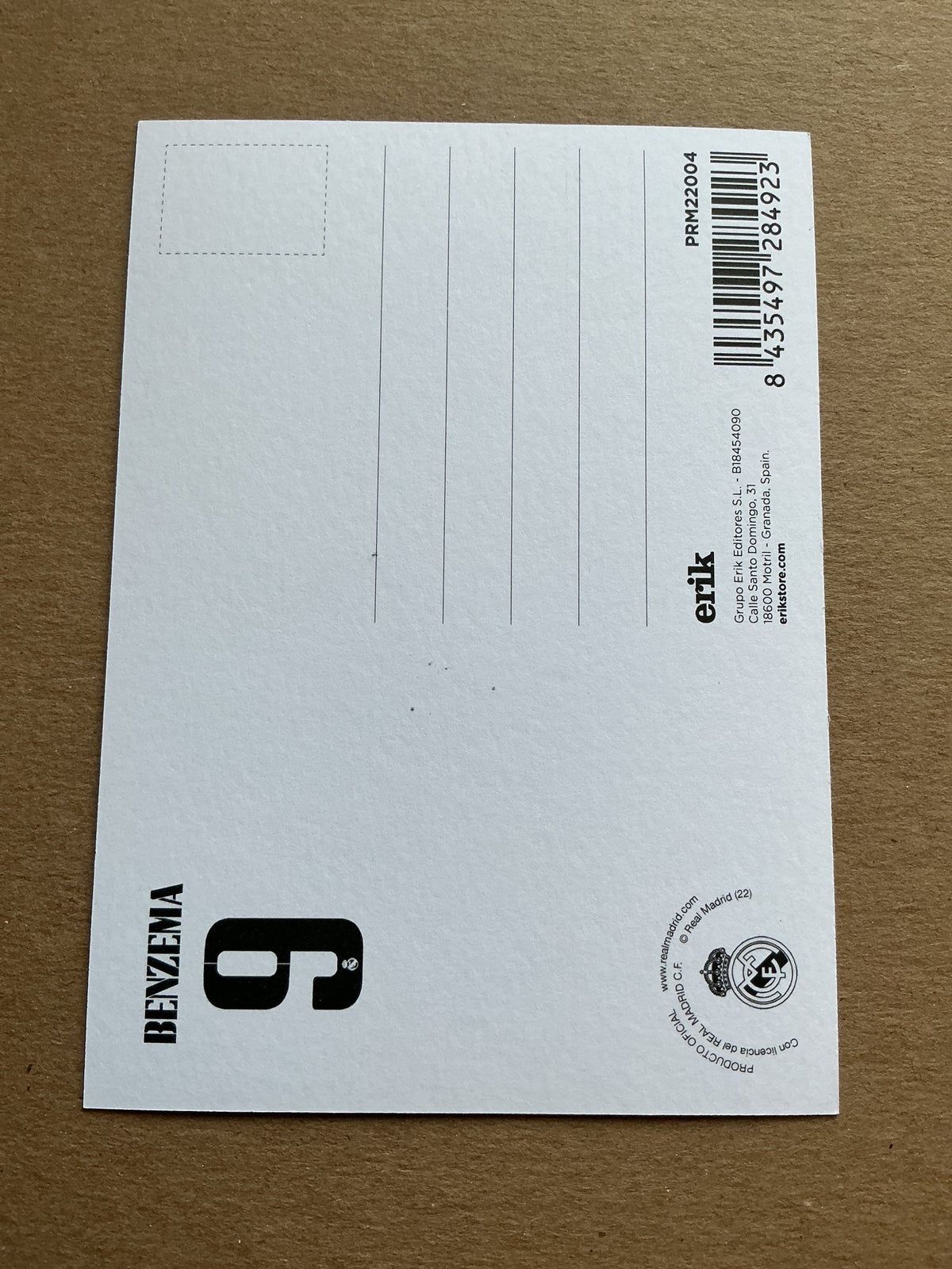 Karim Benzema, France 🇫🇷 Real Madrid 2022/23 hand signed - Autographs-World