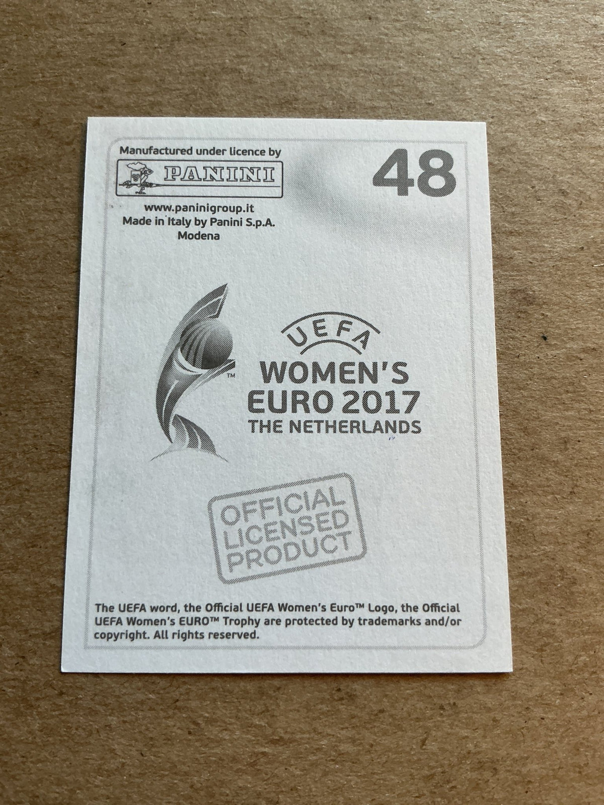 Kristine Minde, Norway 🇳🇴 FIFA Women’s Euro Cup 2017 Panini hand signed - Autographs-World