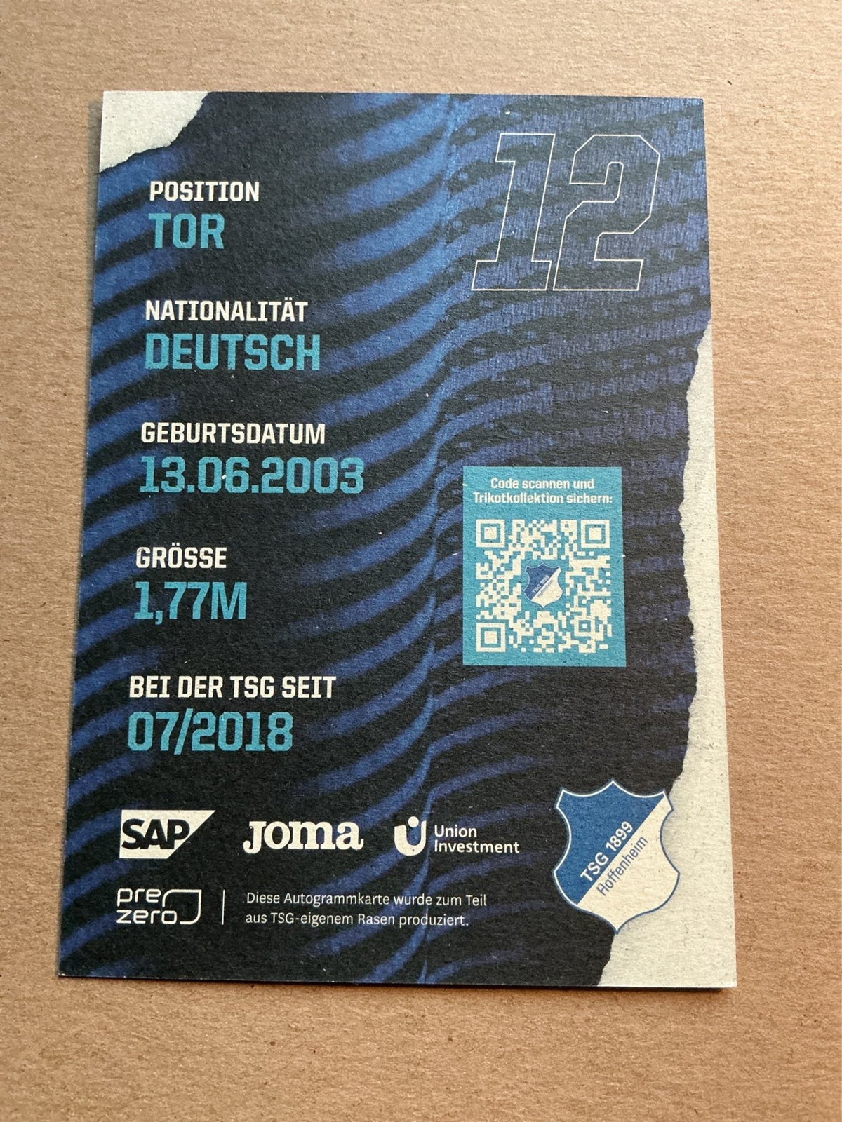 Laura Dick , Germany 🇩🇪 TSG 1899 Hoffenheim 2021/22 hand signed - Autographs-World