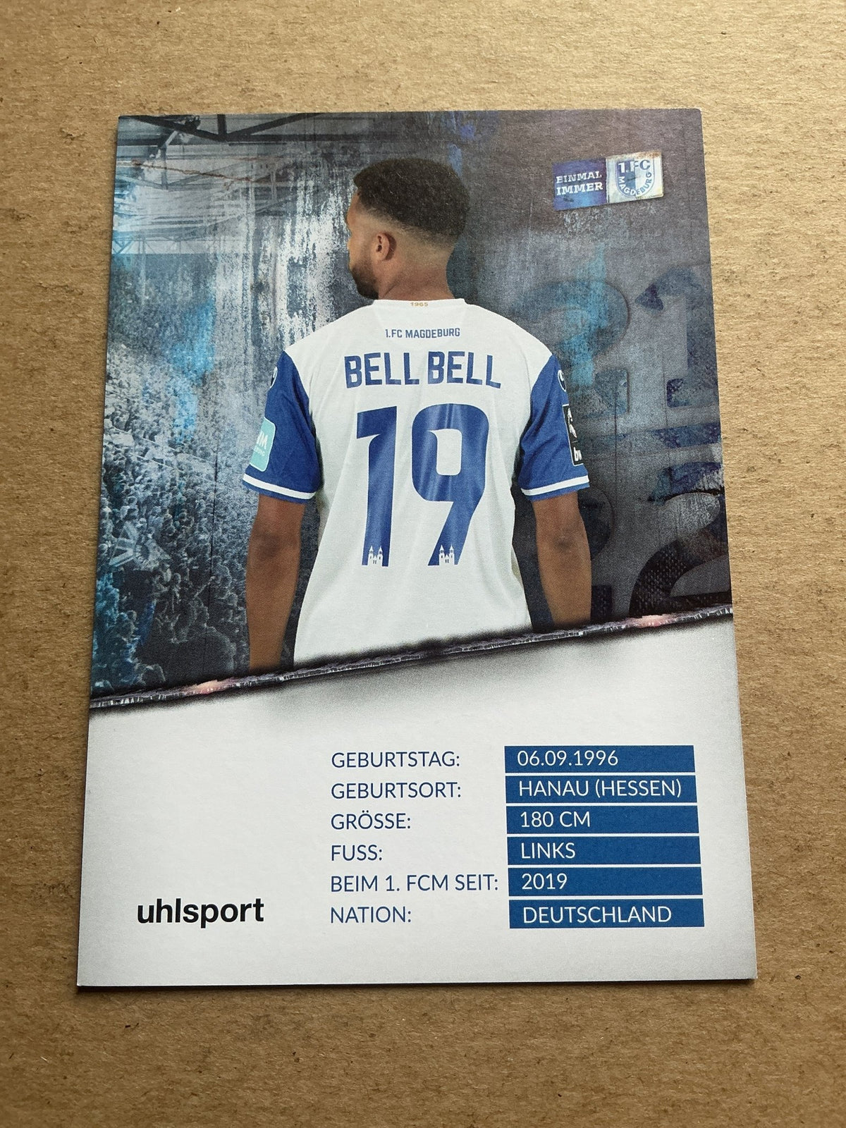Leon Bell Bell, Germany 🇩🇪 1.FC Magdeburg 2021/22 hand signed - Autographs-World