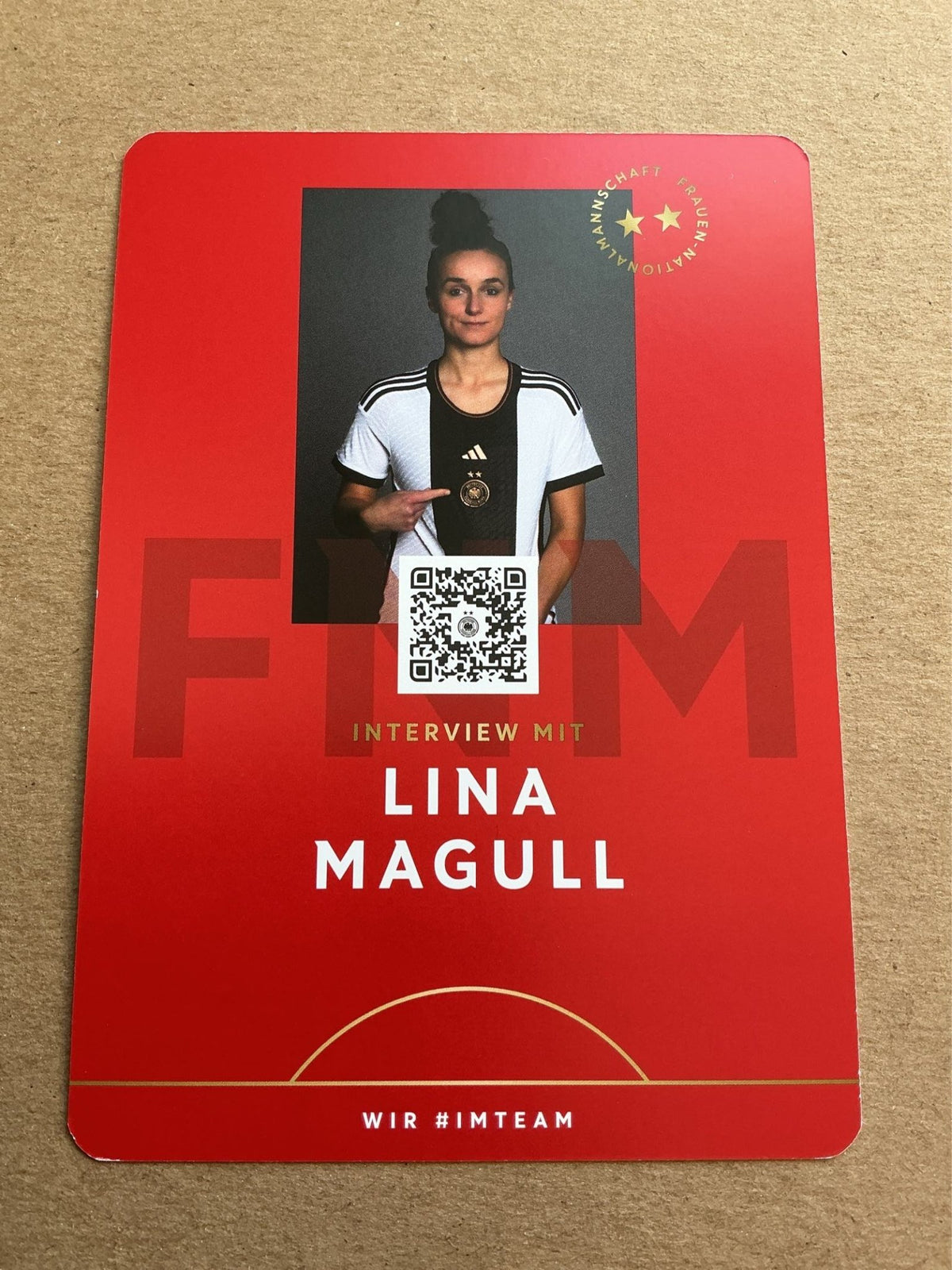 Lina Magull, Germany 🇩🇪 FIFA World Cup 2023 hand signed - Autographs-World