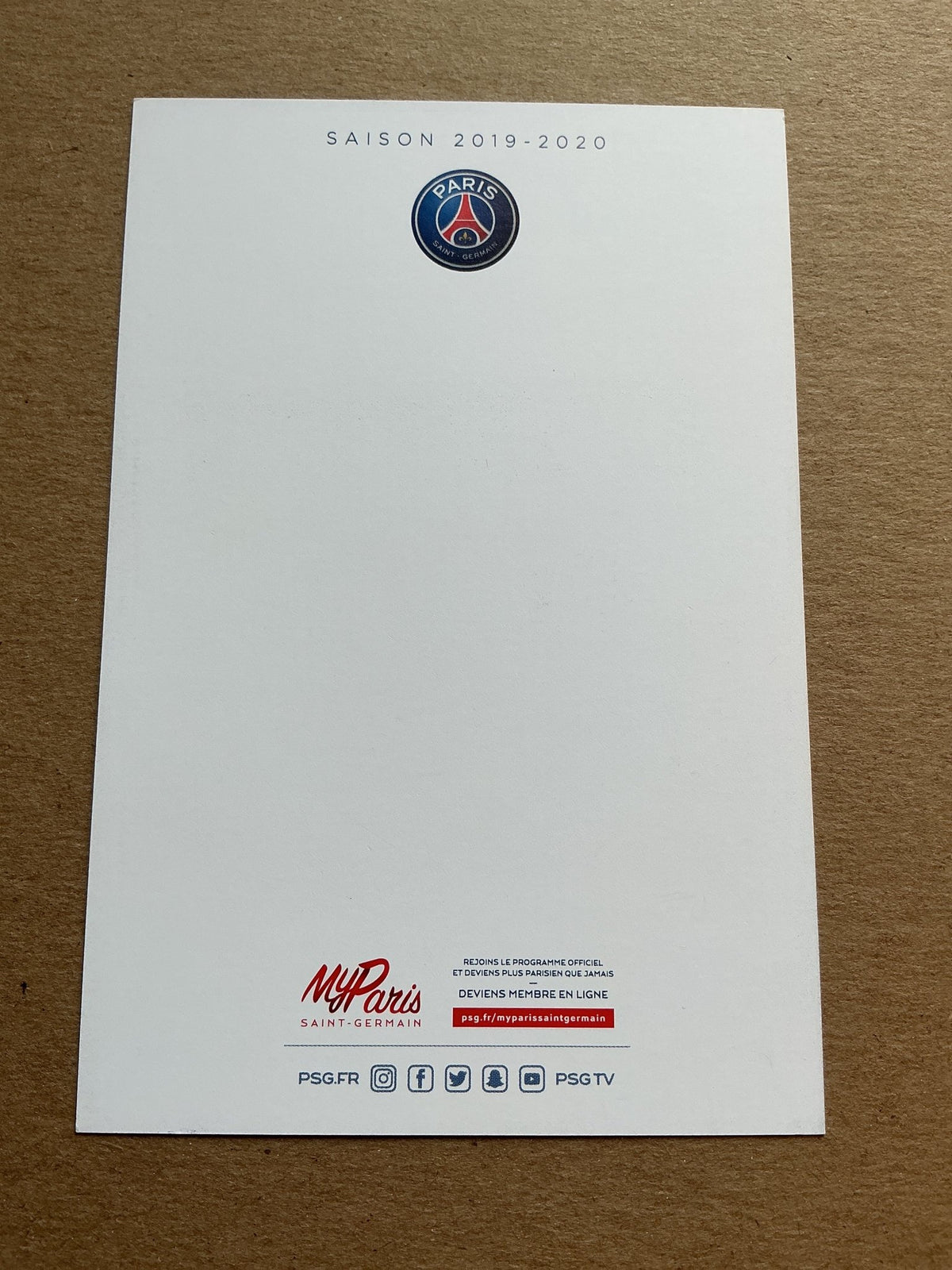 Loïc Mbe Soh, France 🇫🇷 Paris Saint-Germain 2019/20 hand signed - Autographs-World
