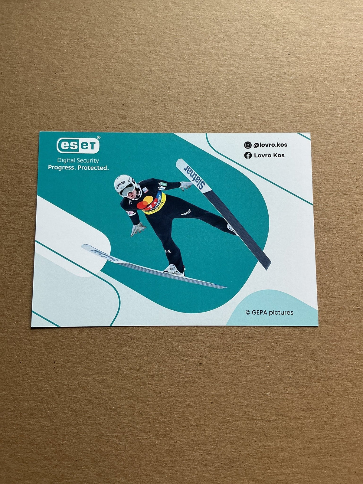 Lovro Kos, Slovenia 🇸🇮 Ski Jumping Winter 2025/26 hand signed - Autographs-World