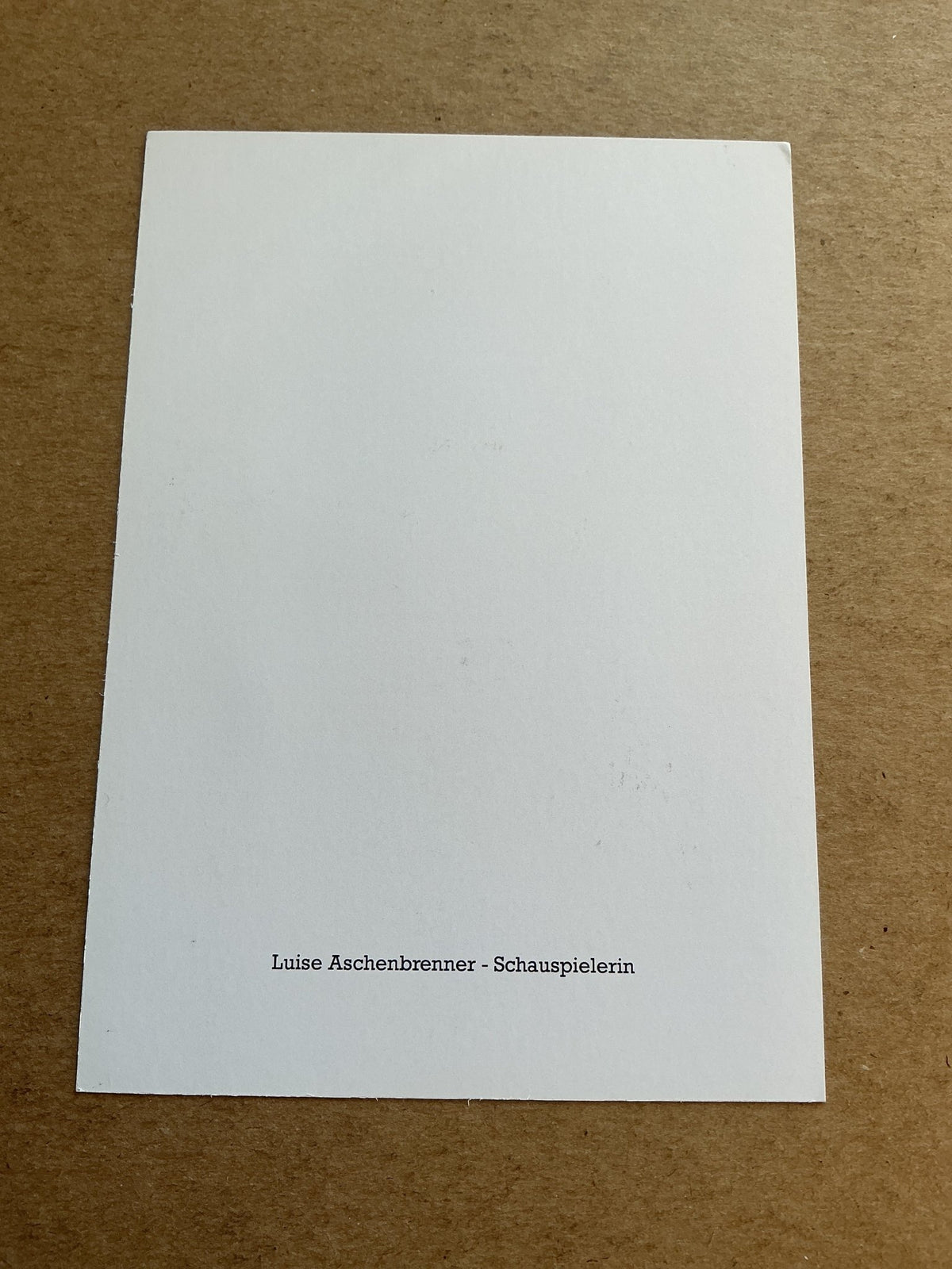 Luise Aschenbrenner, Germany 🇩🇪 Actress 2024 hand signed - Autographs-World