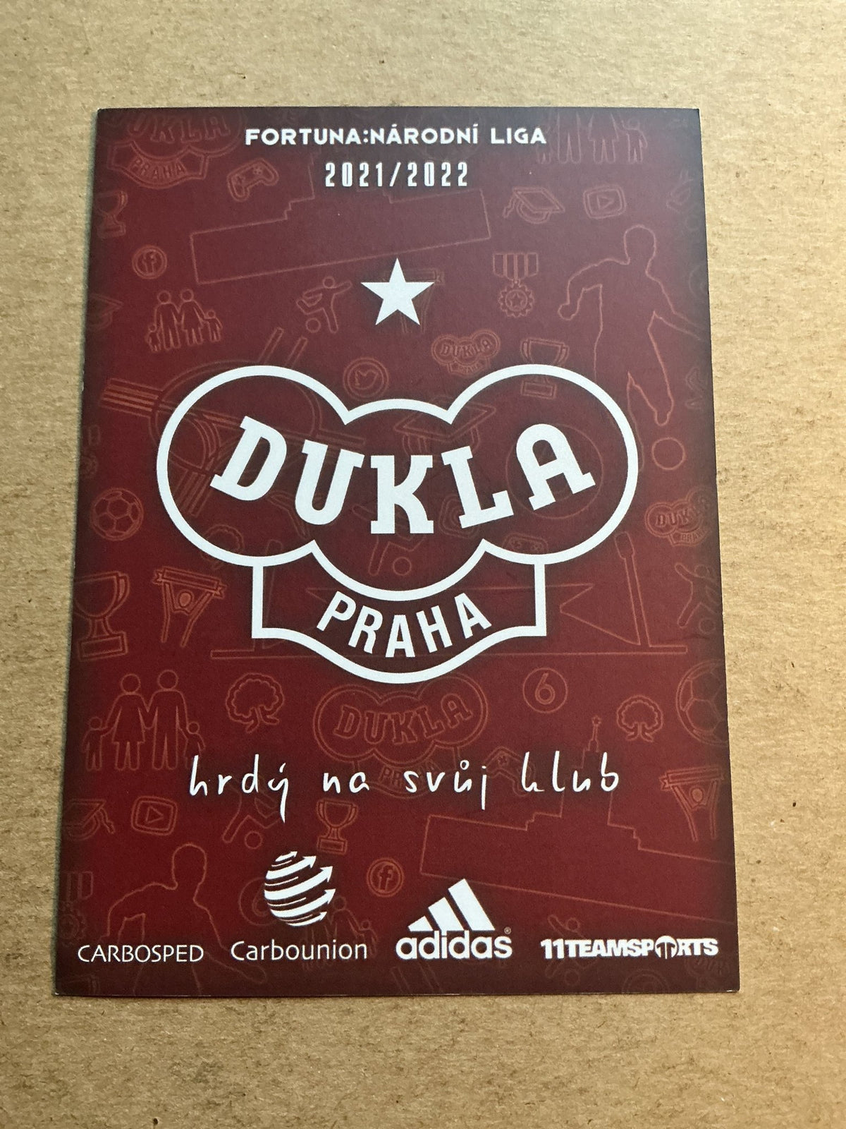 Lukáš Buchvaldek, Czech Republic 🇨🇿 FK Dukla Prague 2021/22 hand signed - Autographs-World