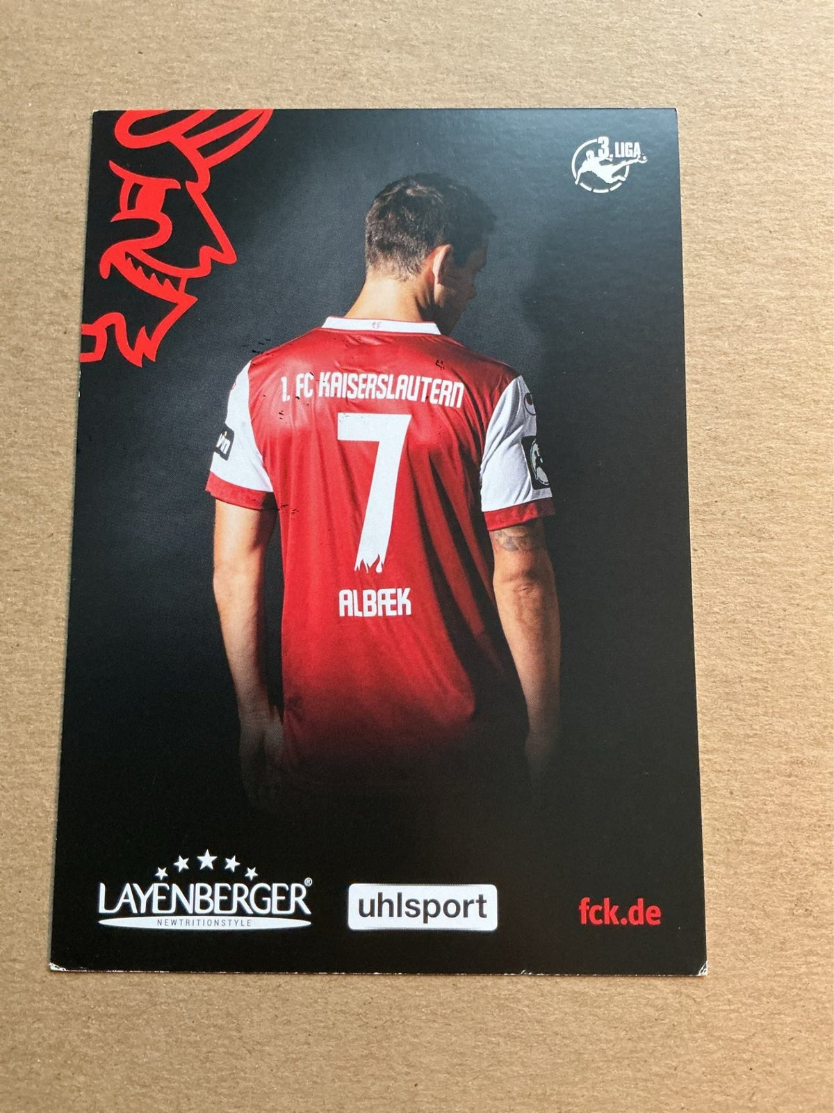 Mads Albæk, Denmark 🇩🇰 1.FC Kaiserslautern 2018/19 hand signed - Autographs-World