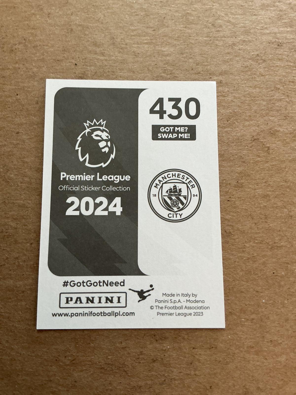 Manuel Akanji, Switzerland 🇨🇠Manchester City 2024 Panini hand signed - Autographs-World