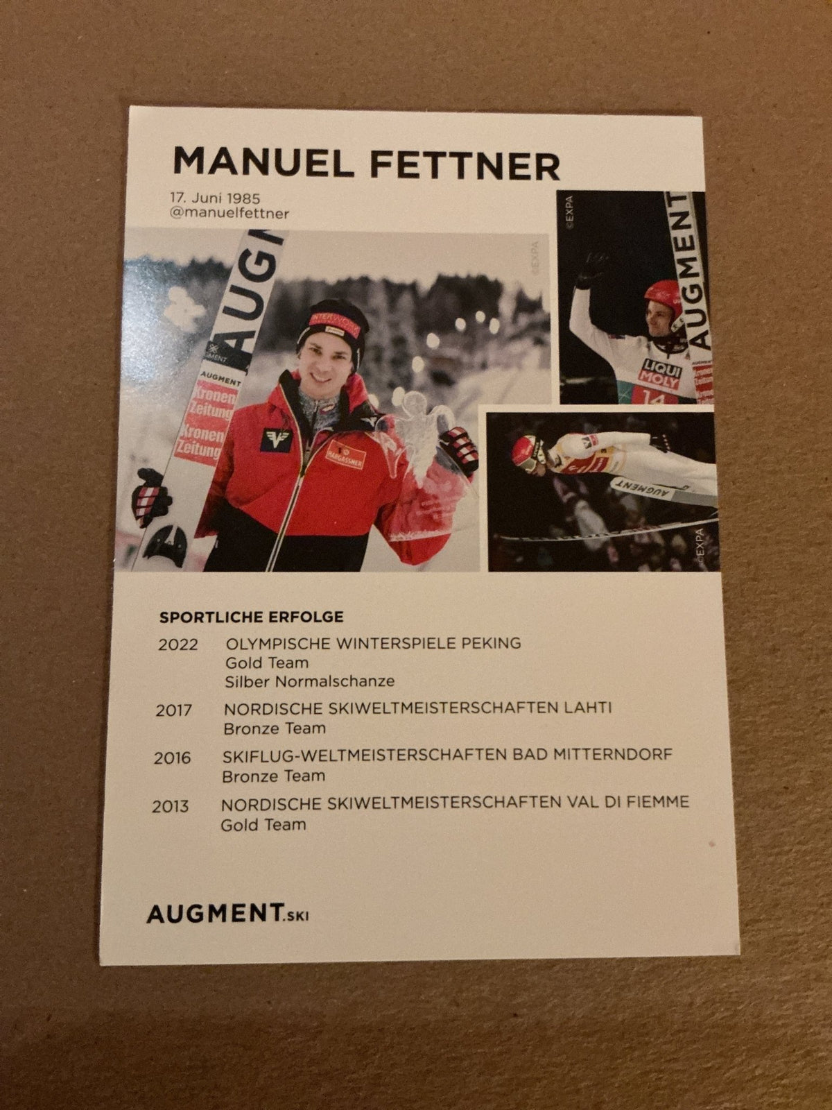 Manuel Fettner, Austria 🇦🇹 Ski Jump 2023/24 hand signed - Autographs-World
