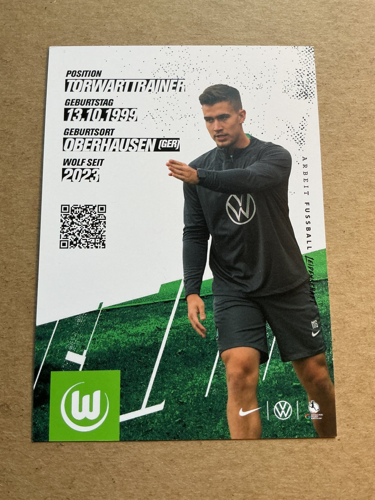 Marcel Schulz, Germany 🇩🇪 VfL Wolfsburg 2023/24 hand signed - Autographs-World