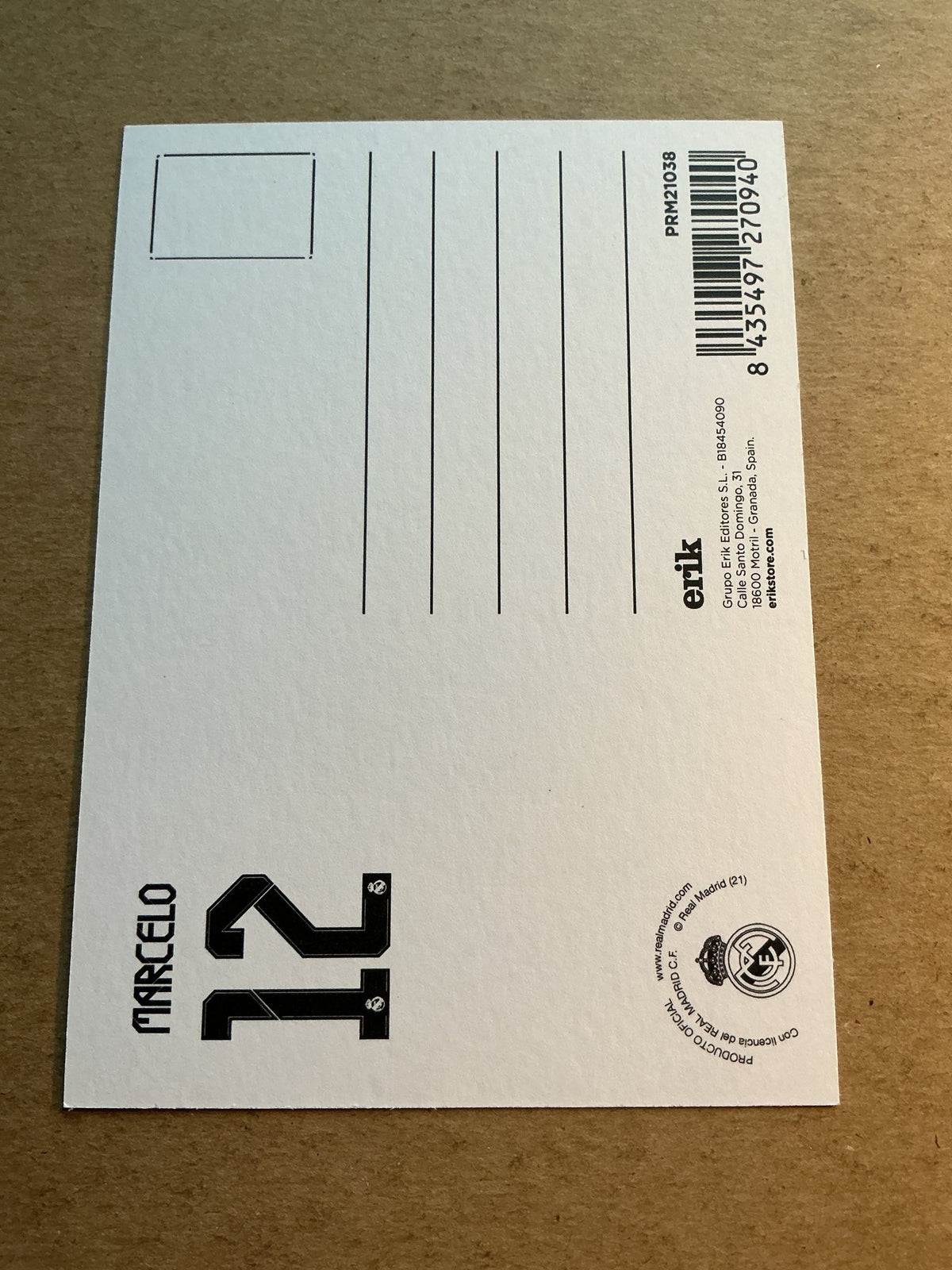 Marcelo, Brazil π§π· Real Madrid 2021/22 hand signed - Autographs-World